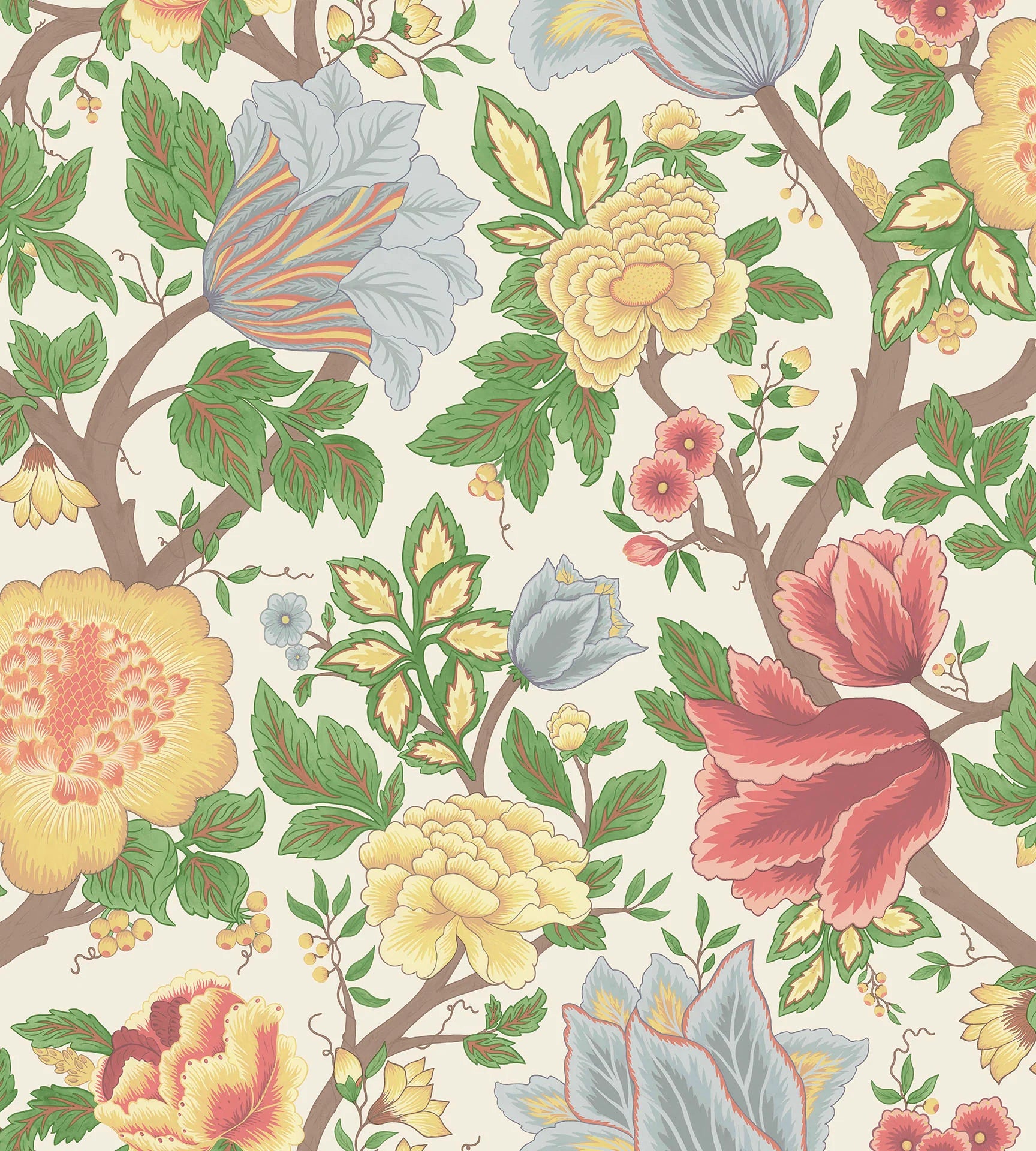 Tapeta THE PEARWOOD COLLECTION - Midsummer Bloom kremowy Cole & Son    Eye on Design