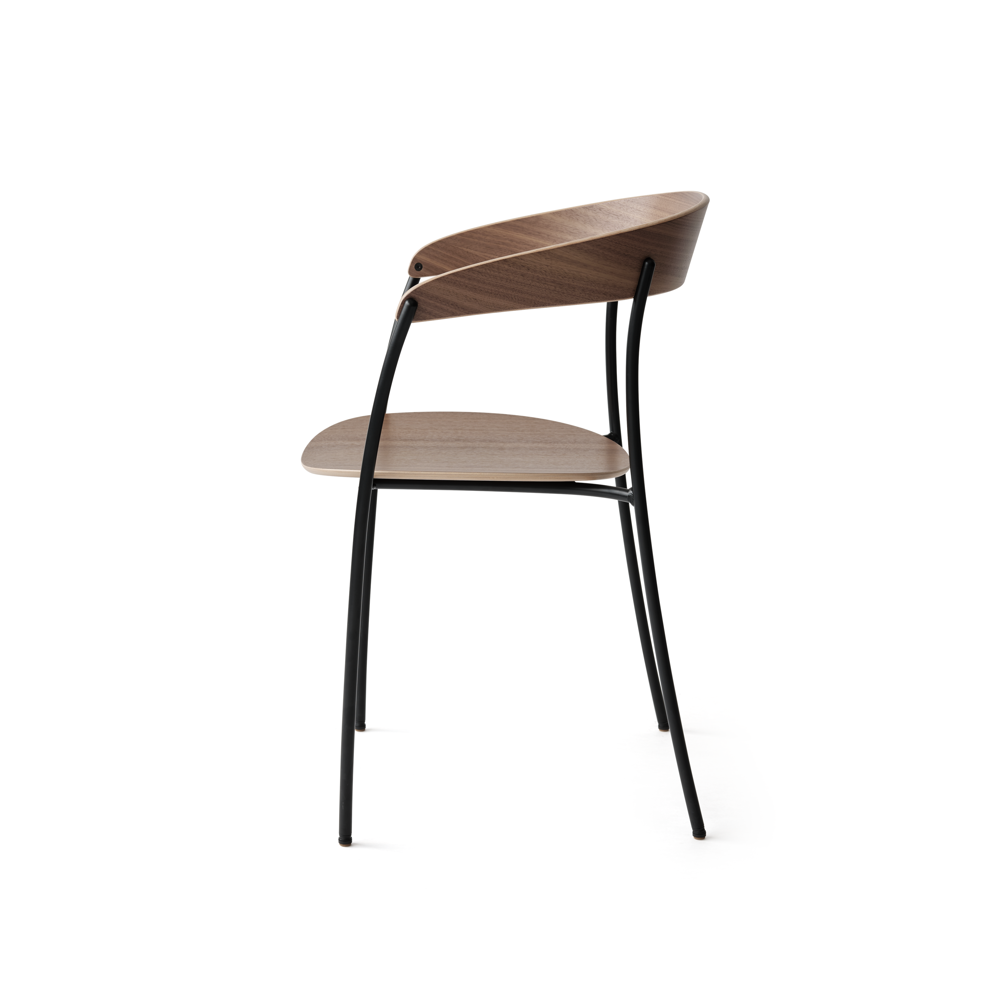 Chair with armrests Missing Nut veneer