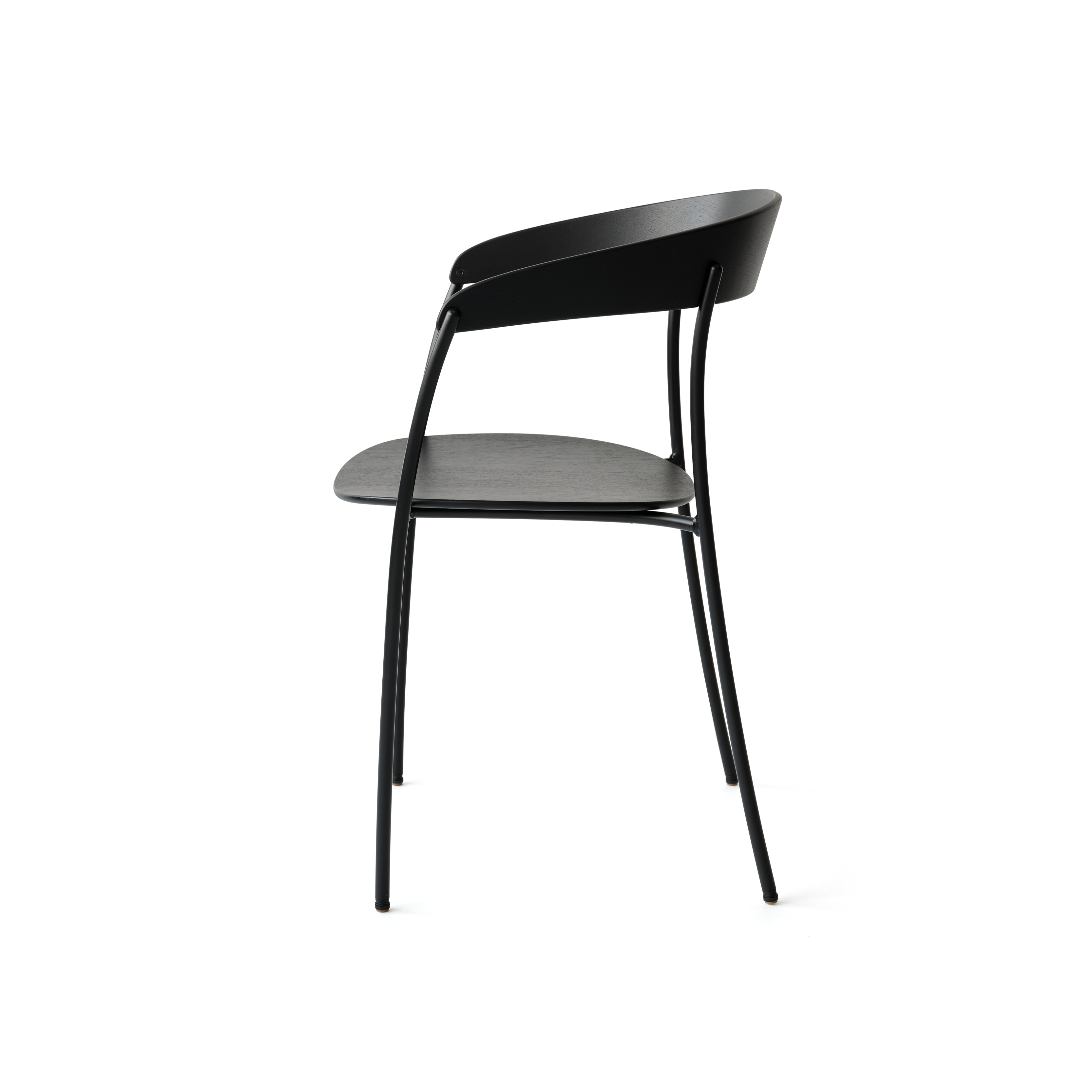 Chair with armrests Missing black ash veneer