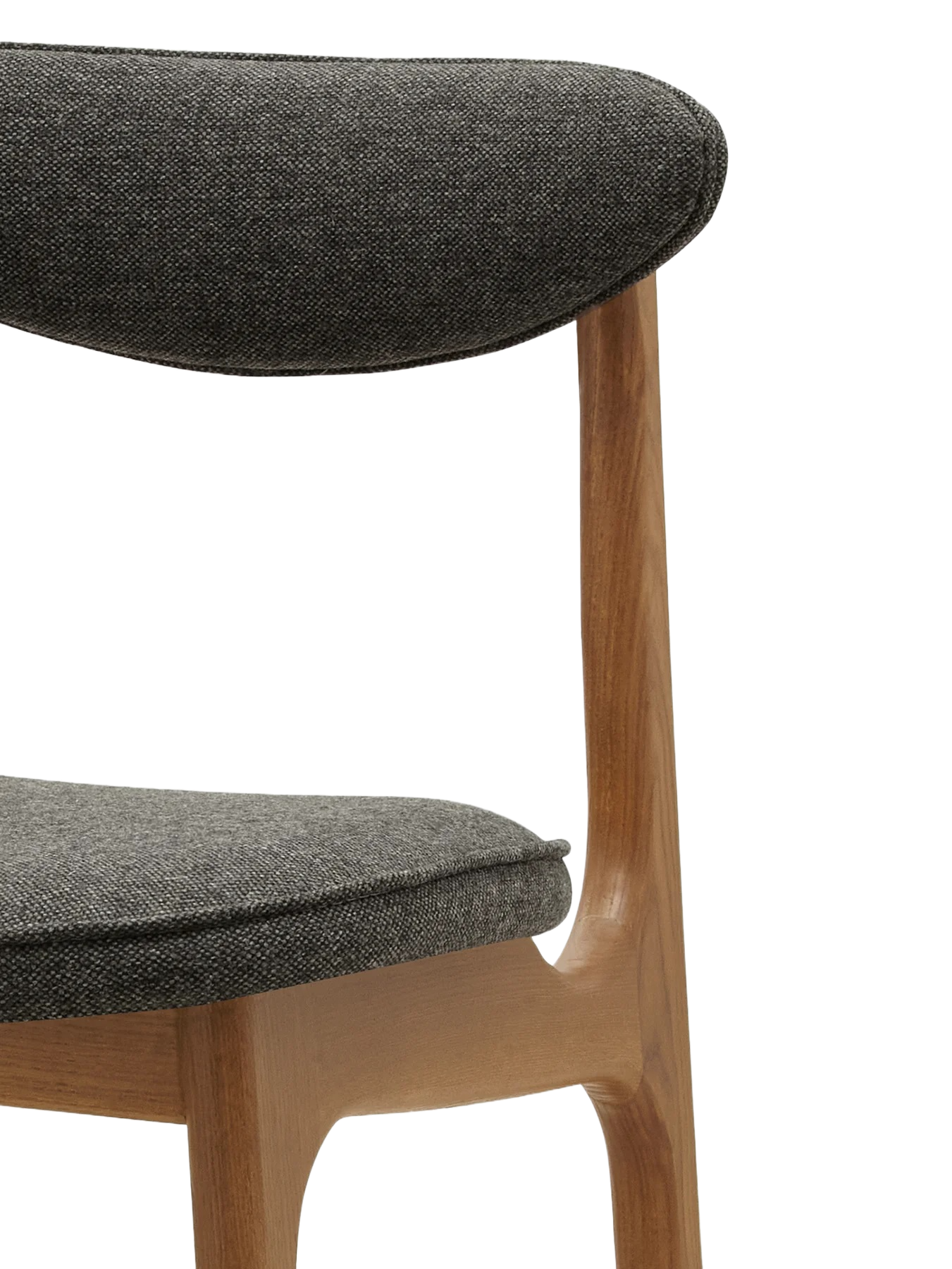 Krzesło barowe 200-190 szary w tkaninie Wool Grey Black 366 concept    Eye on Design