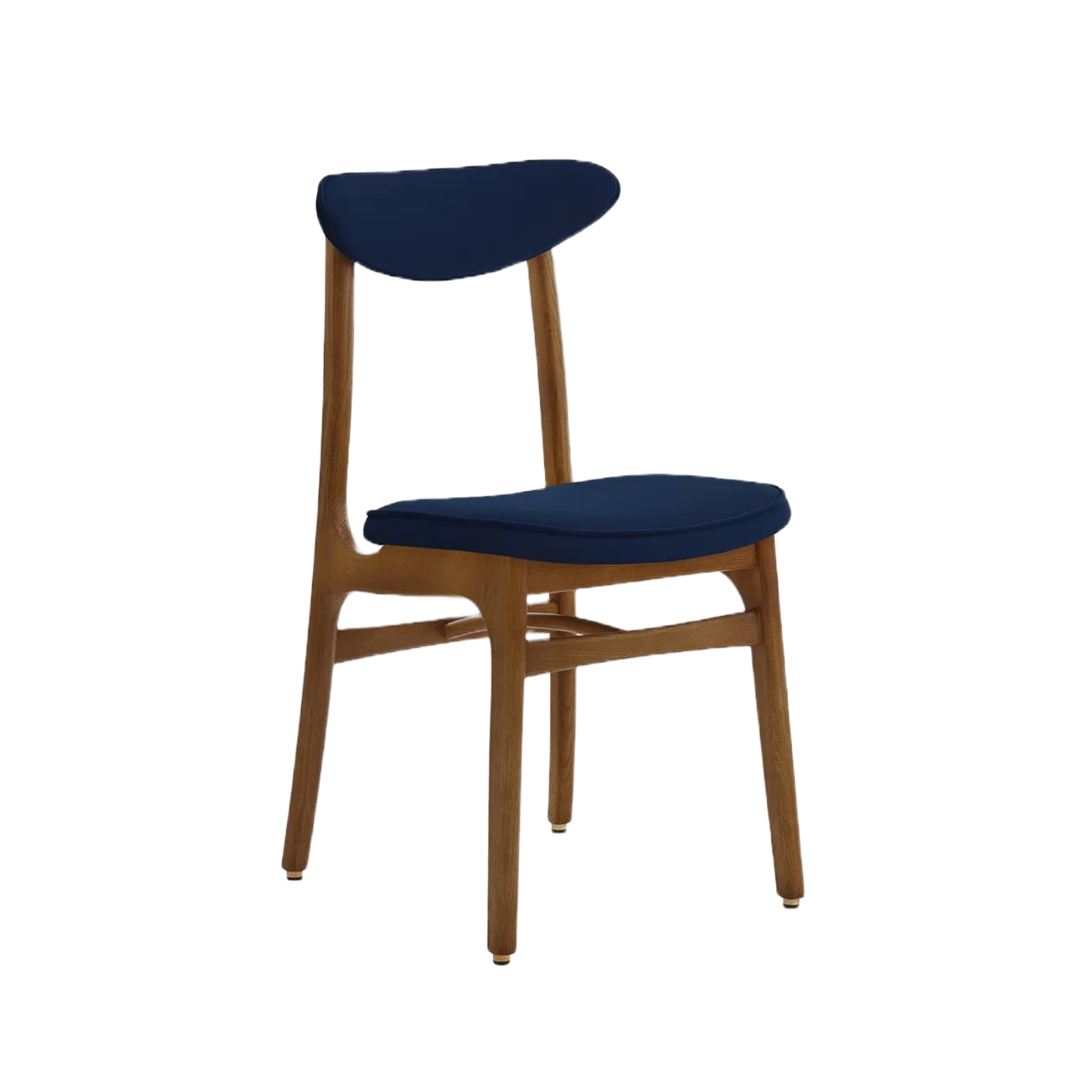 Krzesło 200-190 niebieski w tkaninie Velvet Indigo 366 concept    Eye on Design