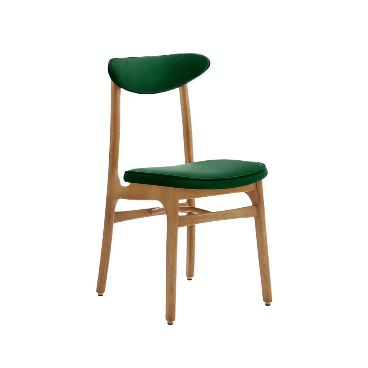 Krzesło 200-190 zielony w tkaninie Velvet Bottle Green 366 concept    Eye on Design