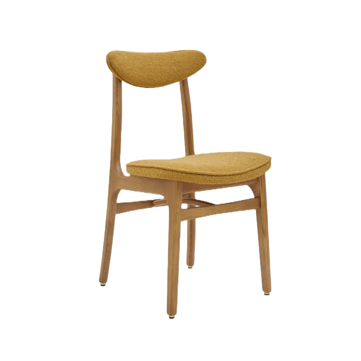 Krzesło 200-190 żółty w tkaninie Boucle Mustard 366 concept    Eye on Design