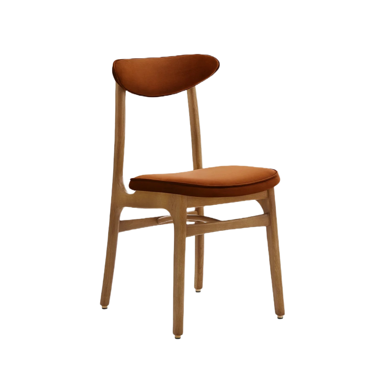 Krzesło 200-190 czerwony w tkaninie Velvet Sierra 366 concept    Eye on Design