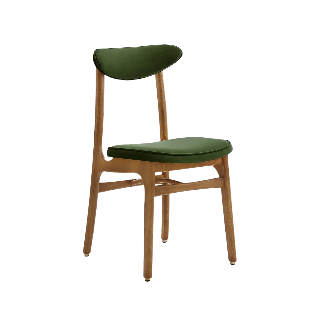 Krzesło 200-190 zielony w tkaninie Velvet Turtle 366 concept    Eye on Design