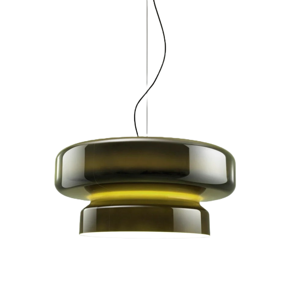 Lampa wisząca BOHEMIA oliwkowa zieleń Marset    Eye on Design