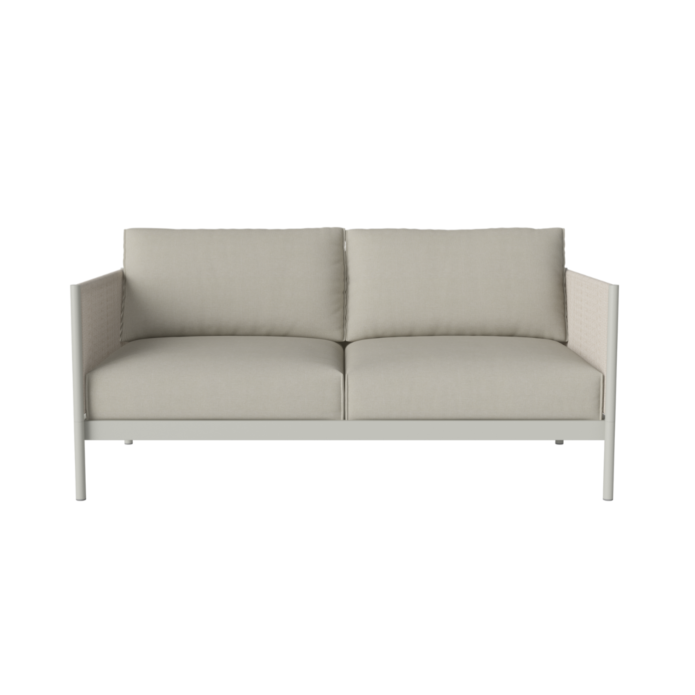 2-person outer sofa upholstered track