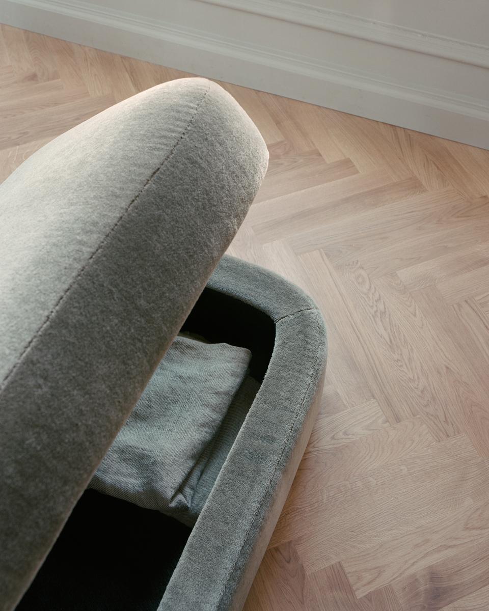 Puf COVENT Nevotex Barnum Dark Taupe 10 ciemnoszary