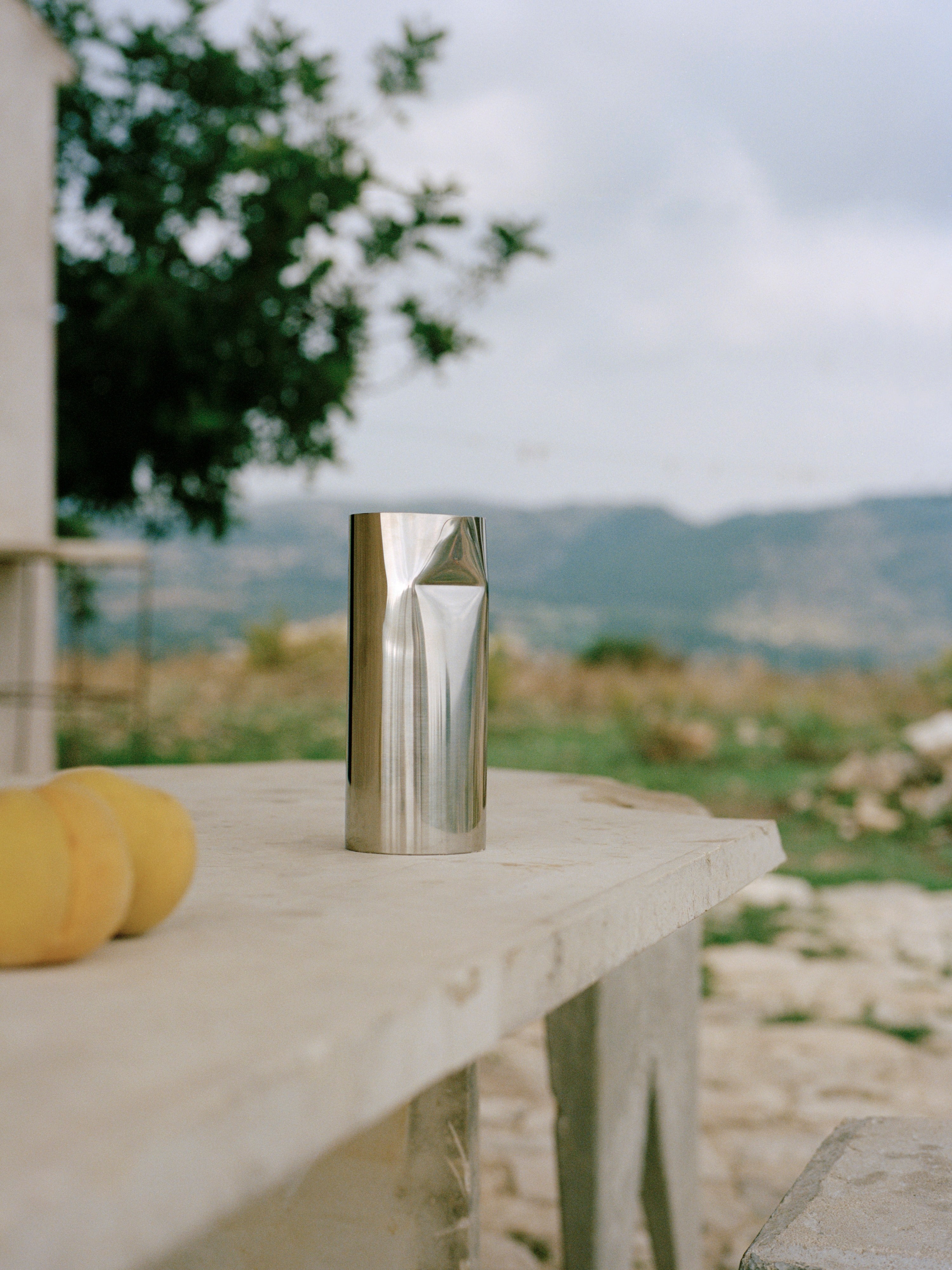 Silver pleat jug