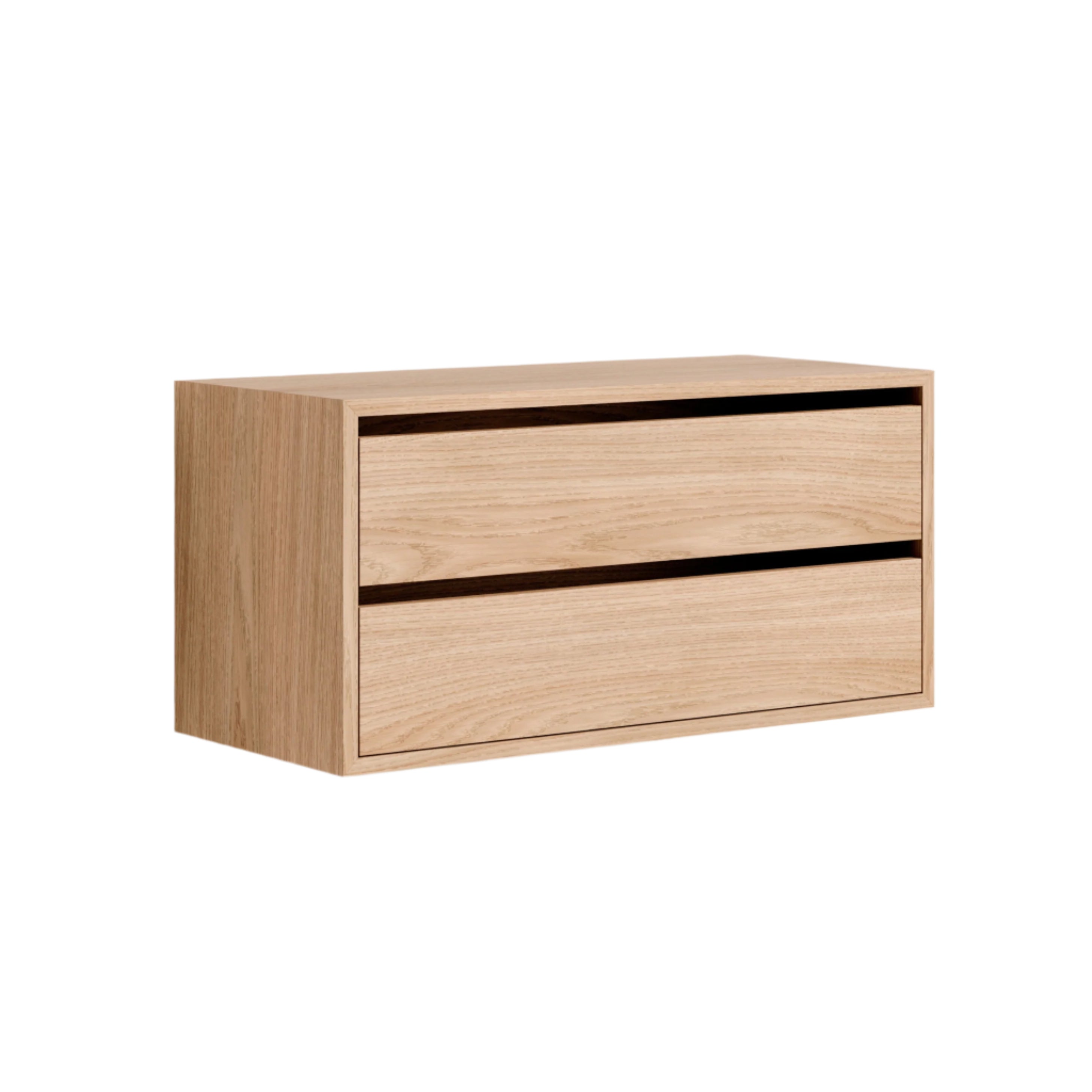 Hanging cabinet with drawers New Works Oak Veneer