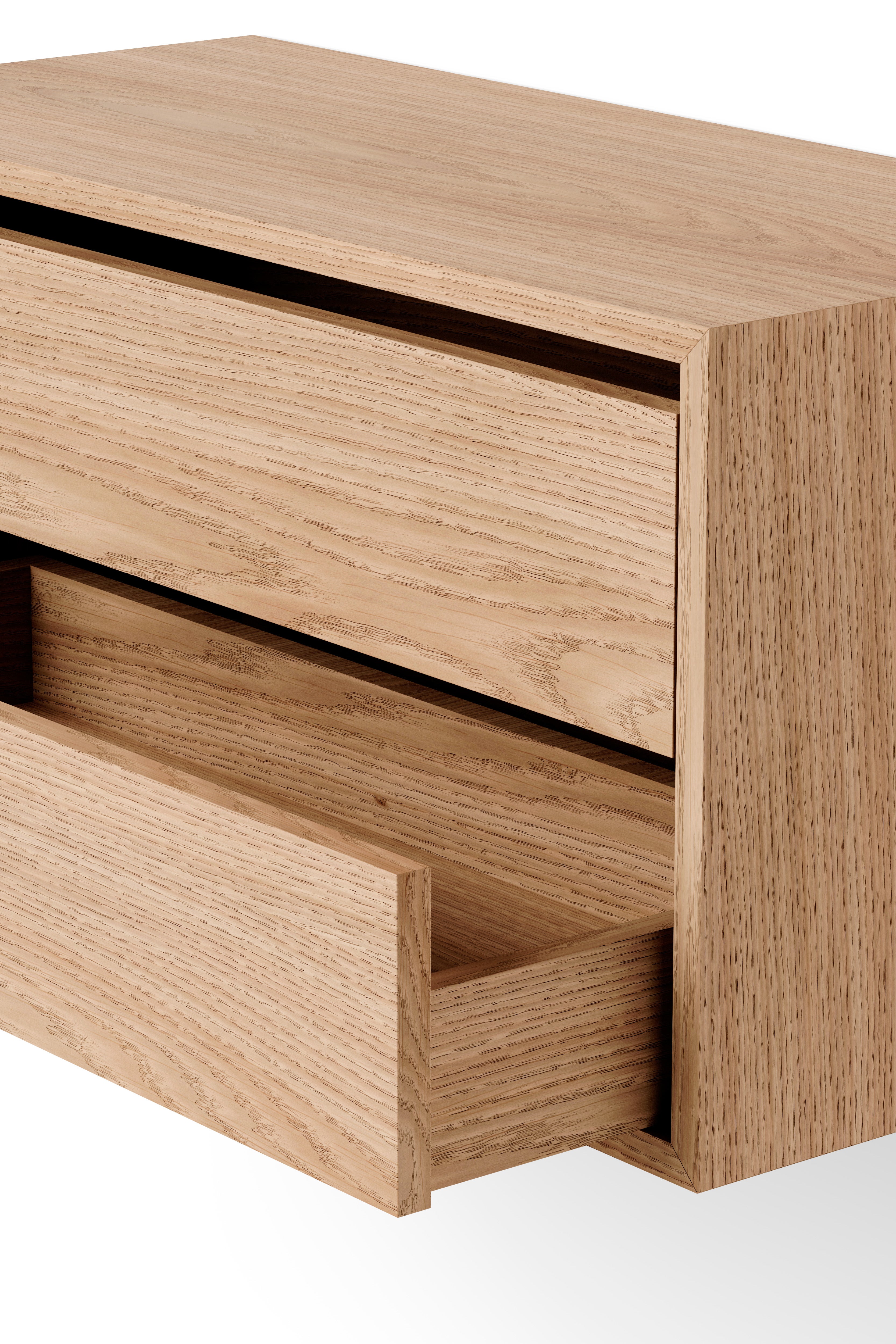Hanging cabinet with drawers New Works Oak Veneer
