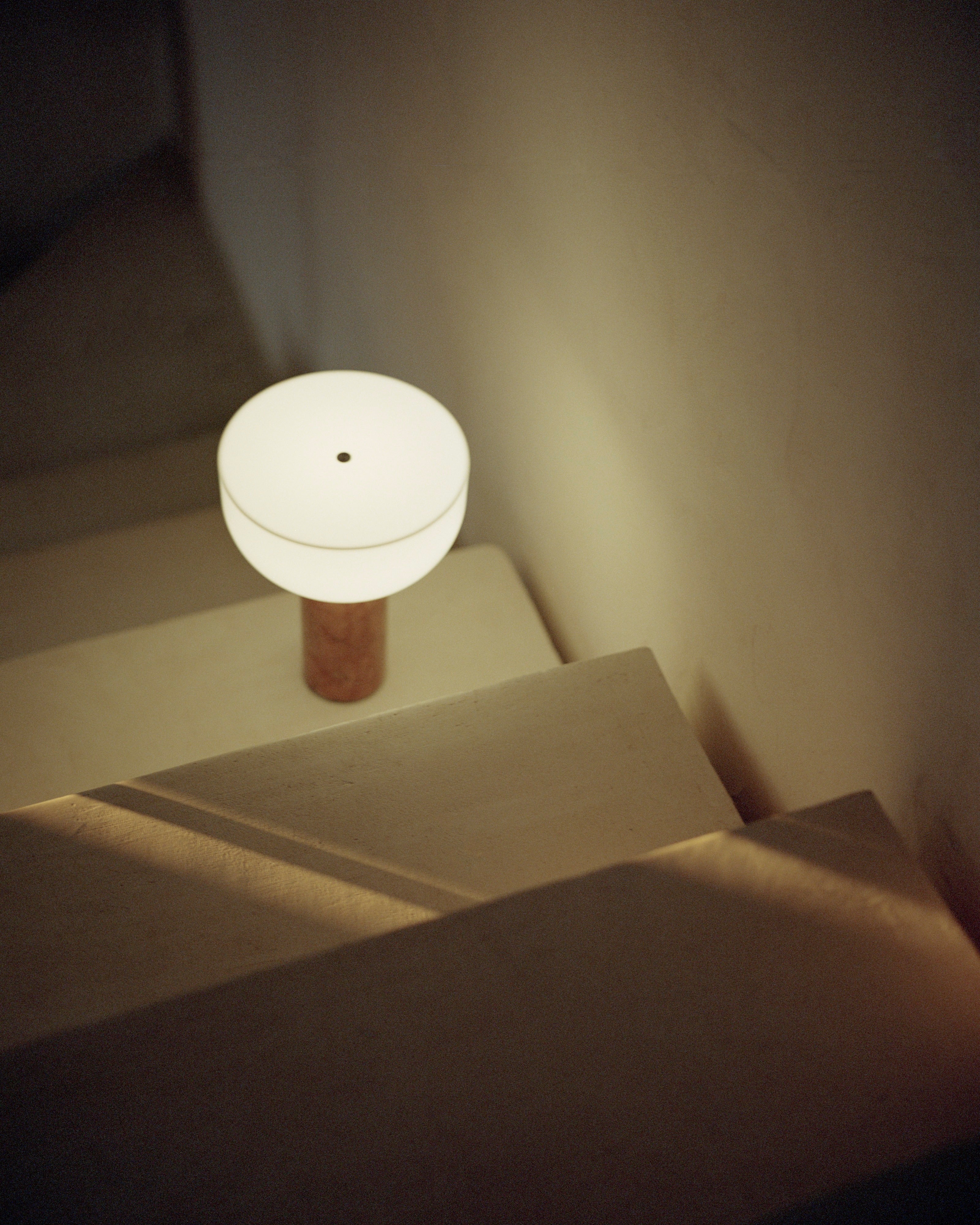 Portable lamp KIZU brick marble