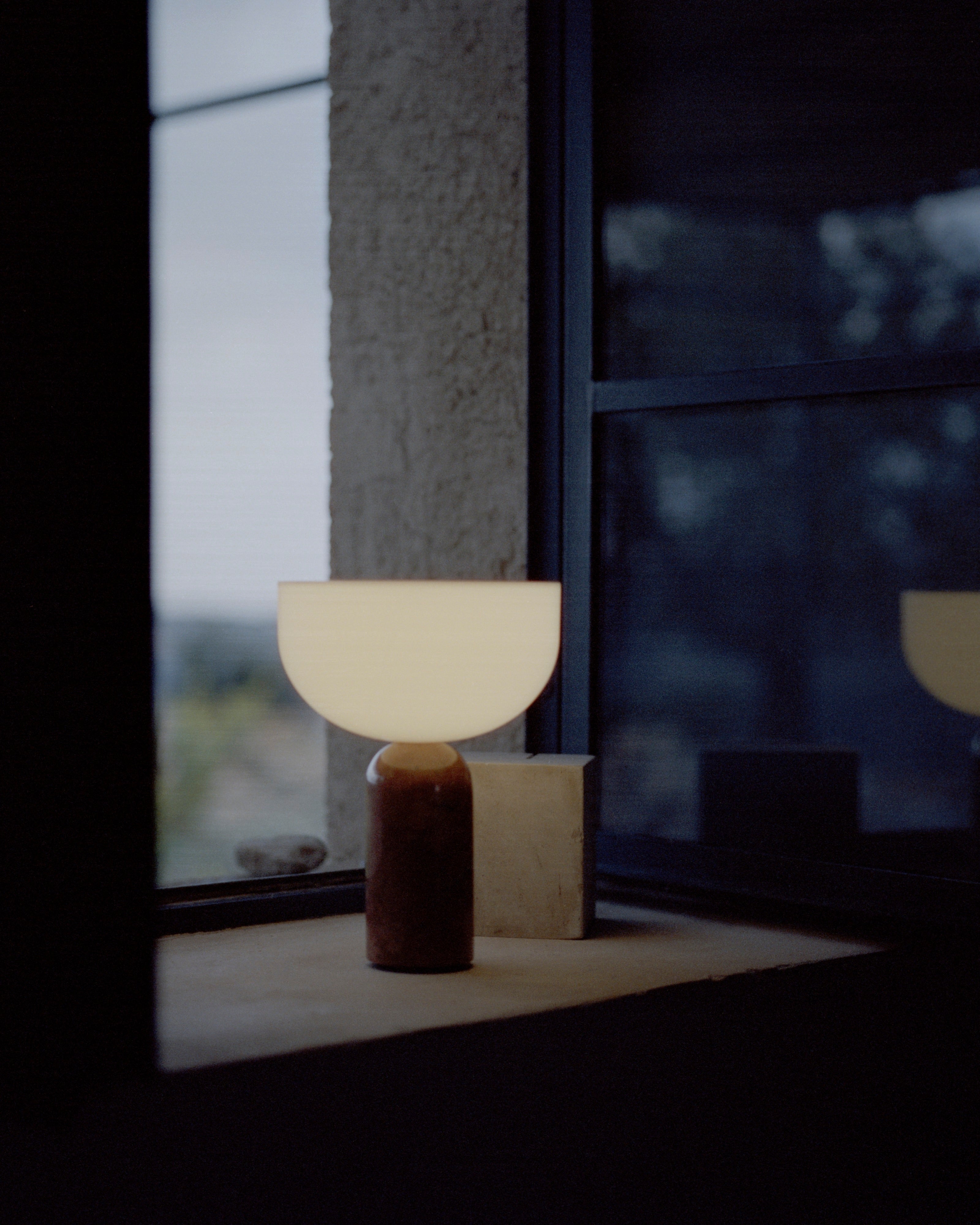 Portable lamp KIZU brick marble
