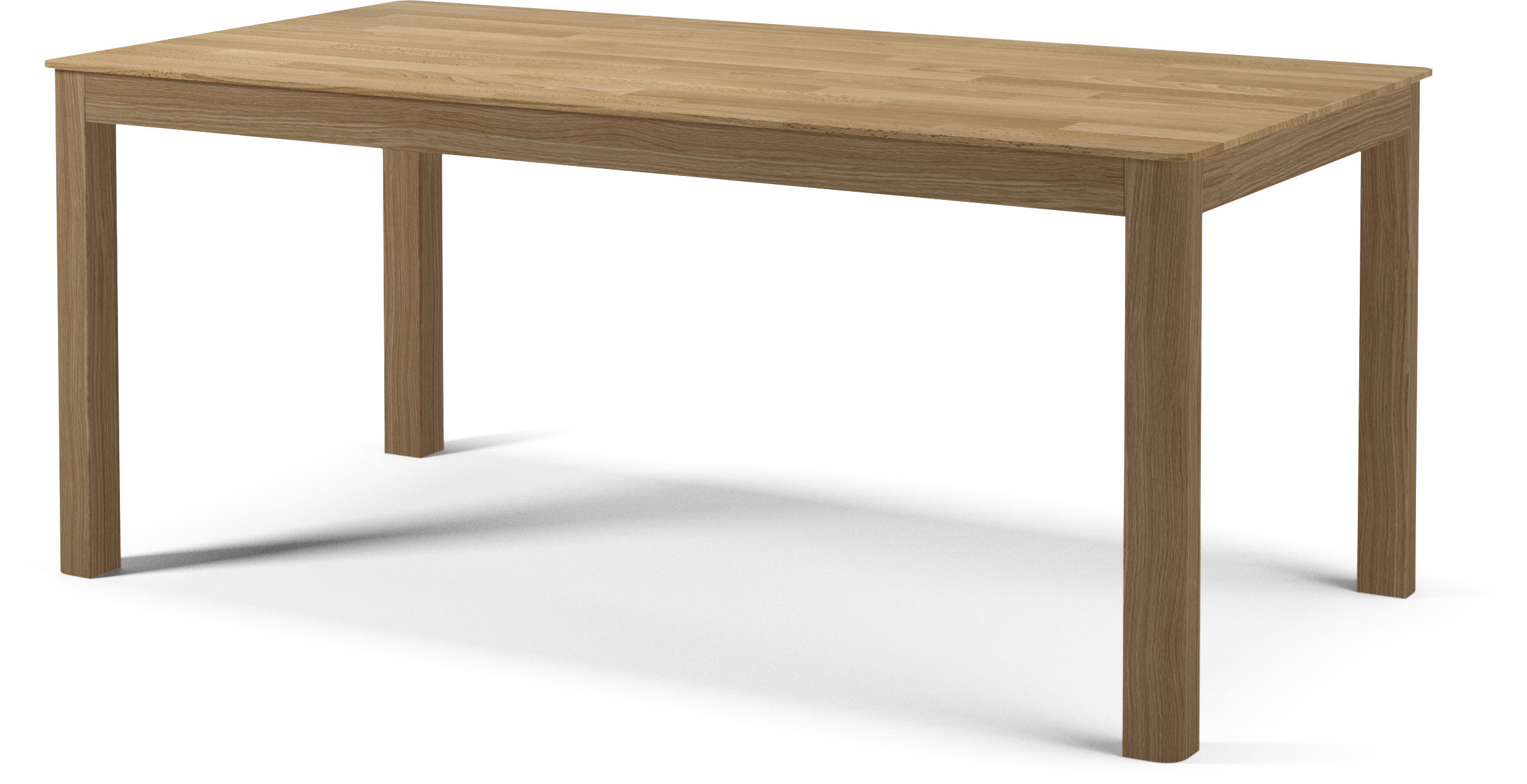 Node folding table oak wood