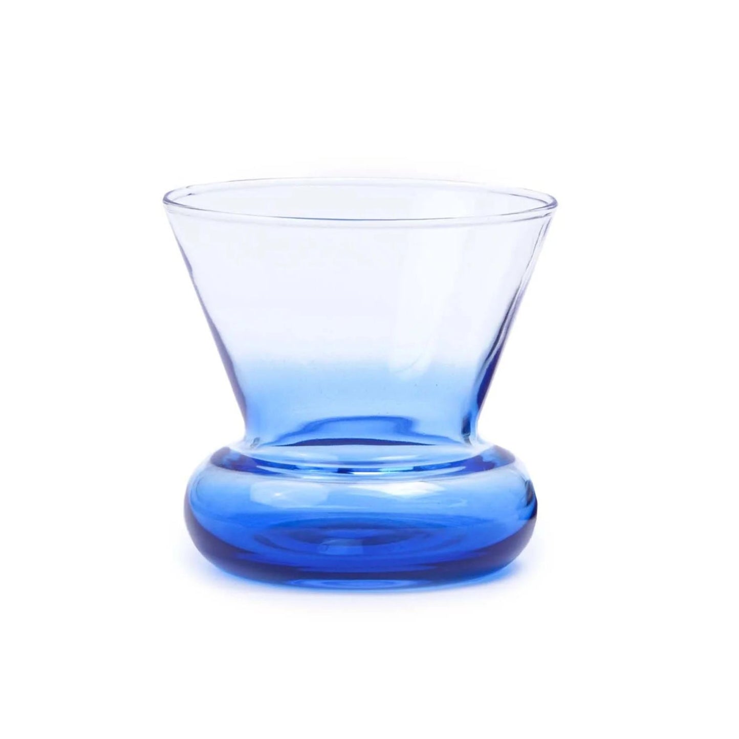 ORIO Glas aus blauem geblasenem Glas