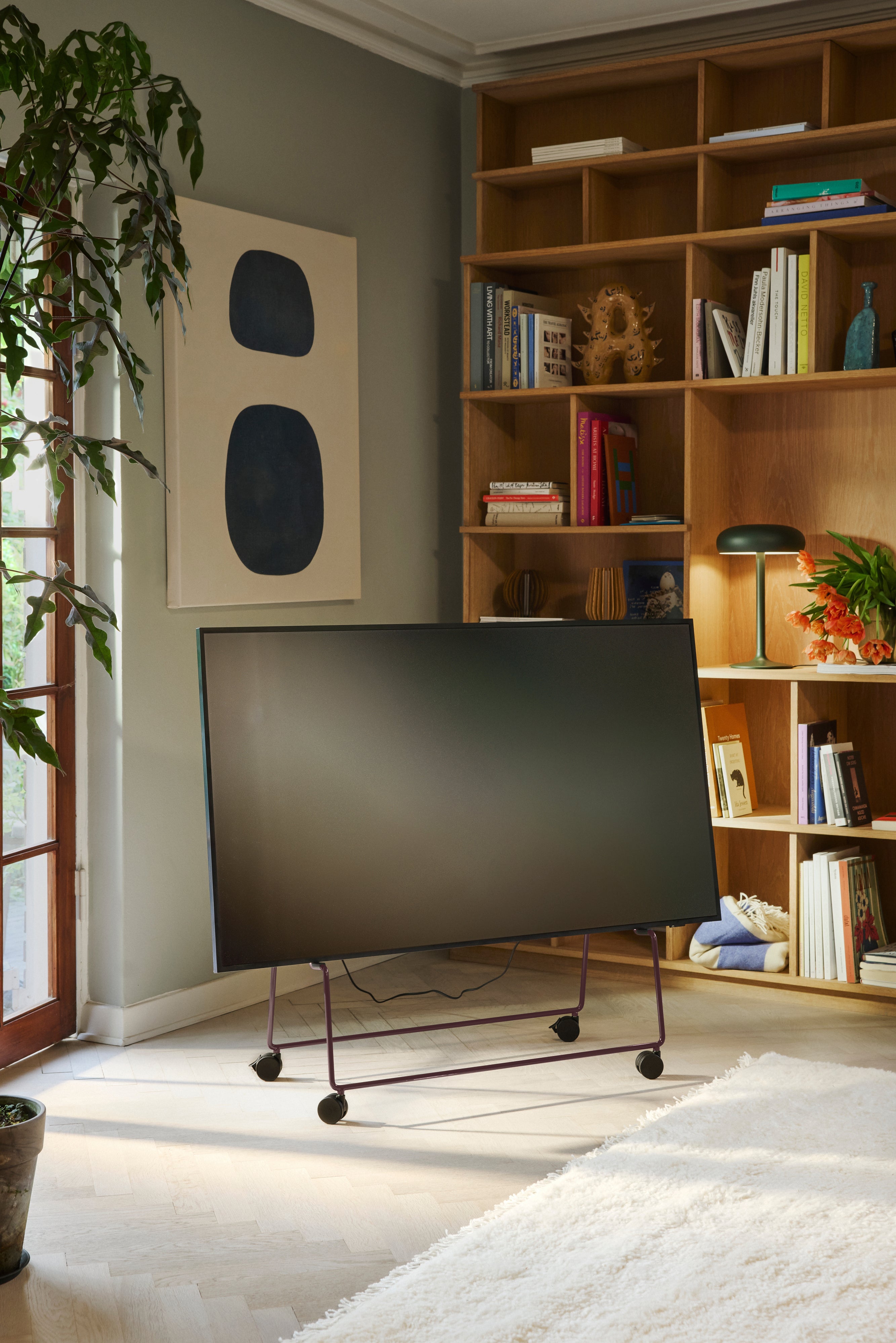 Stojak RTV CARRY fioletowy