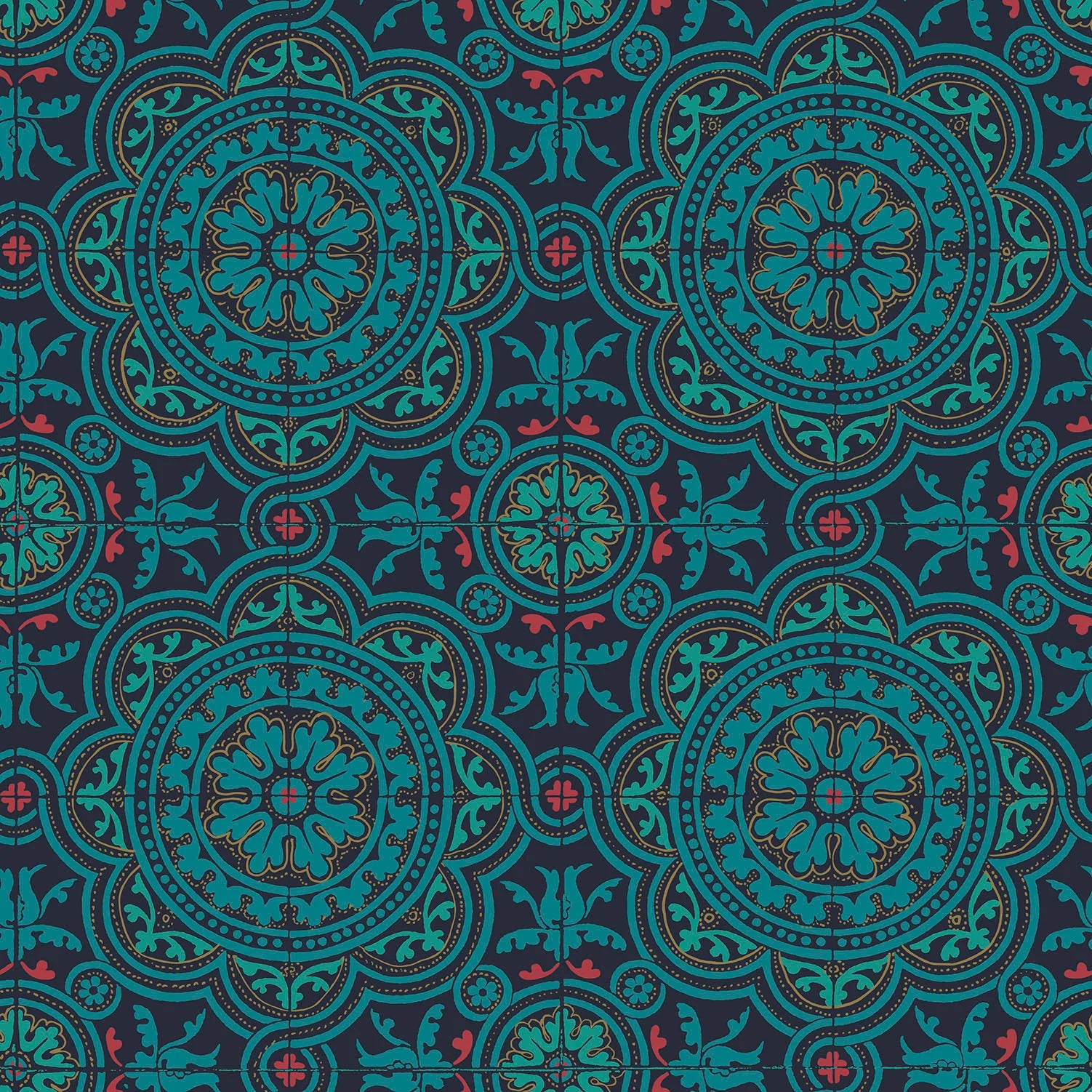 Tapeta SEVILLE - Piccadilly granatowy Cole & Son    Eye on Design