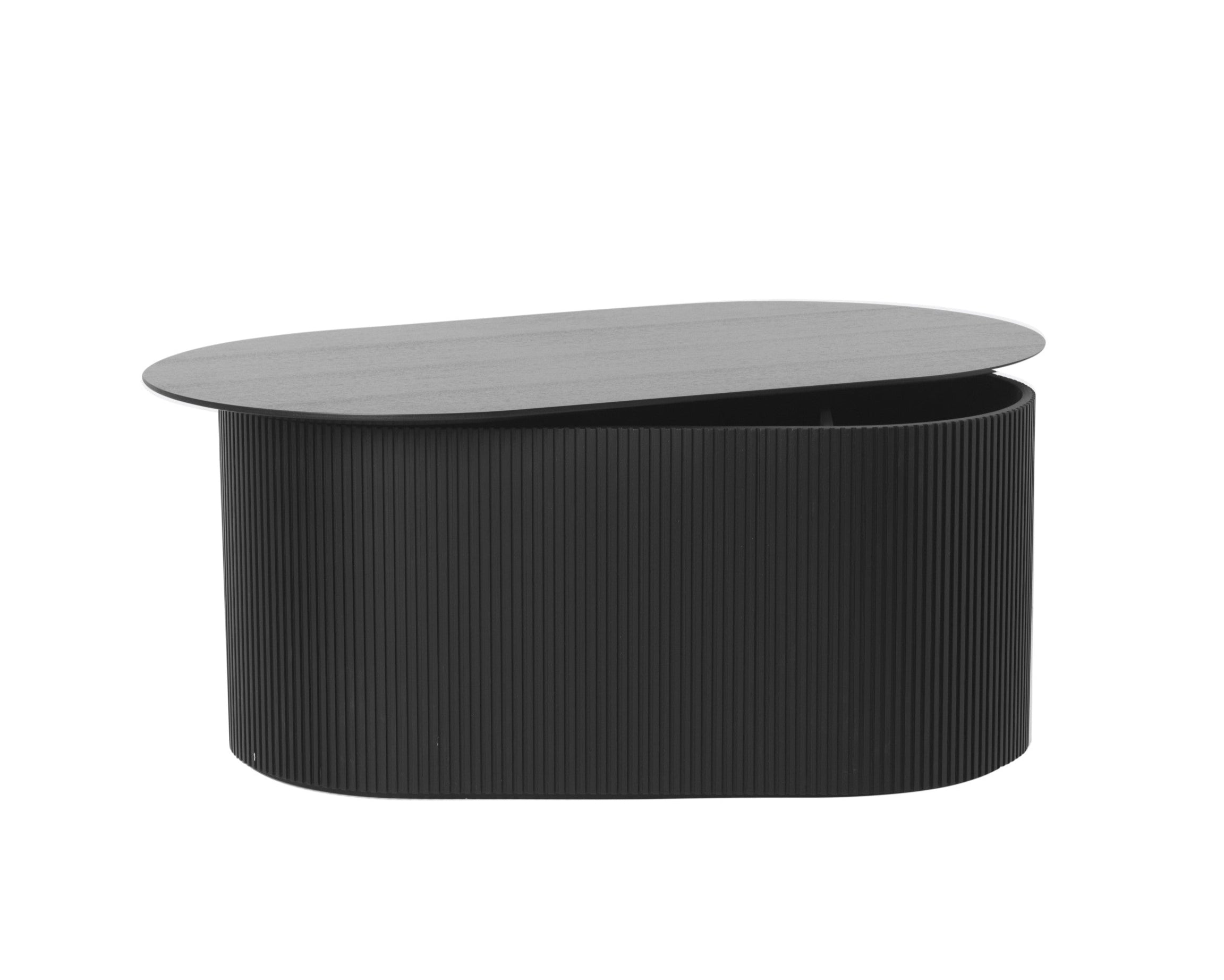 PODIA Couchtisch, schwarzes Eschenfurnier 
