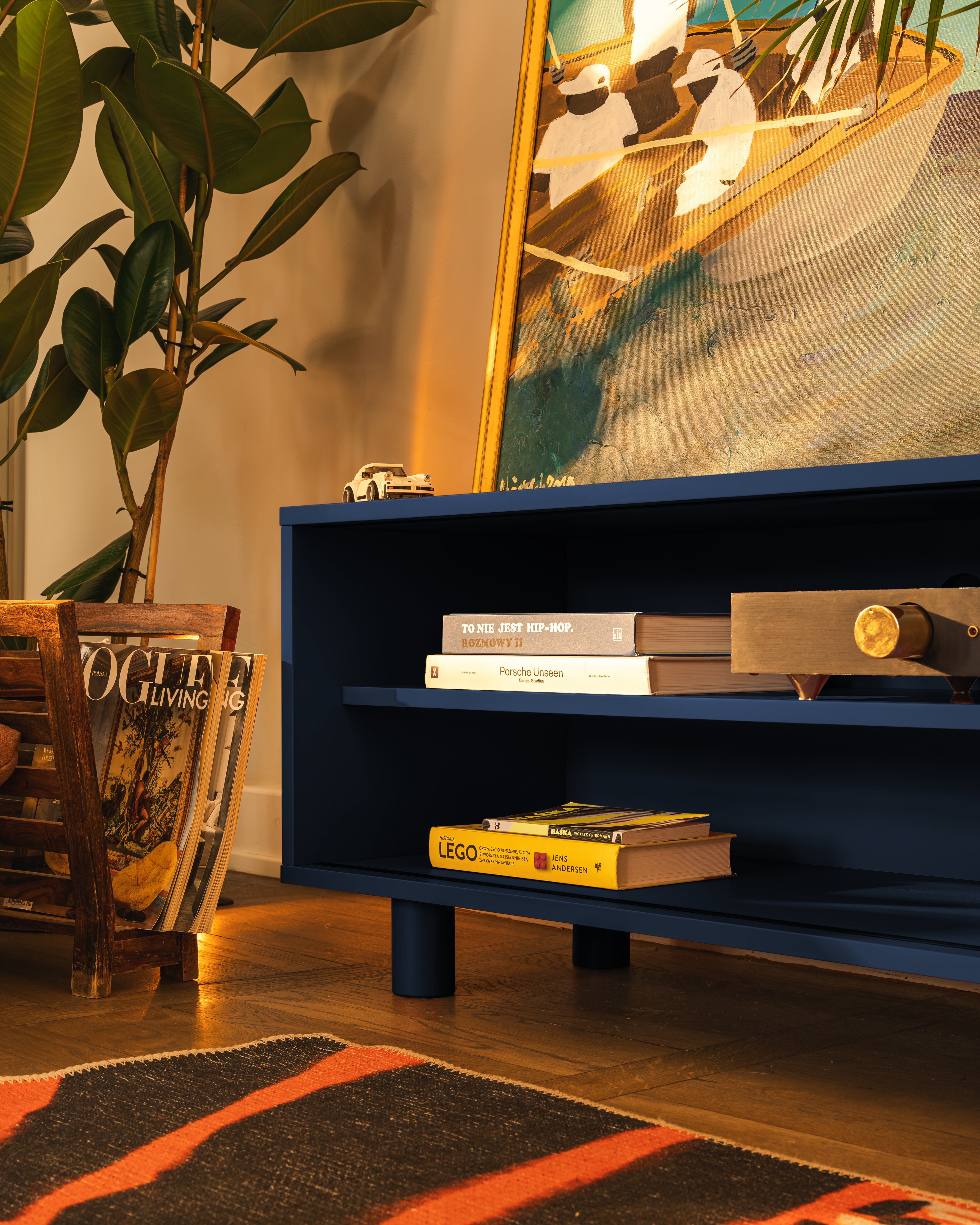 RTV-Sideboard kobaltblau [Amelia]