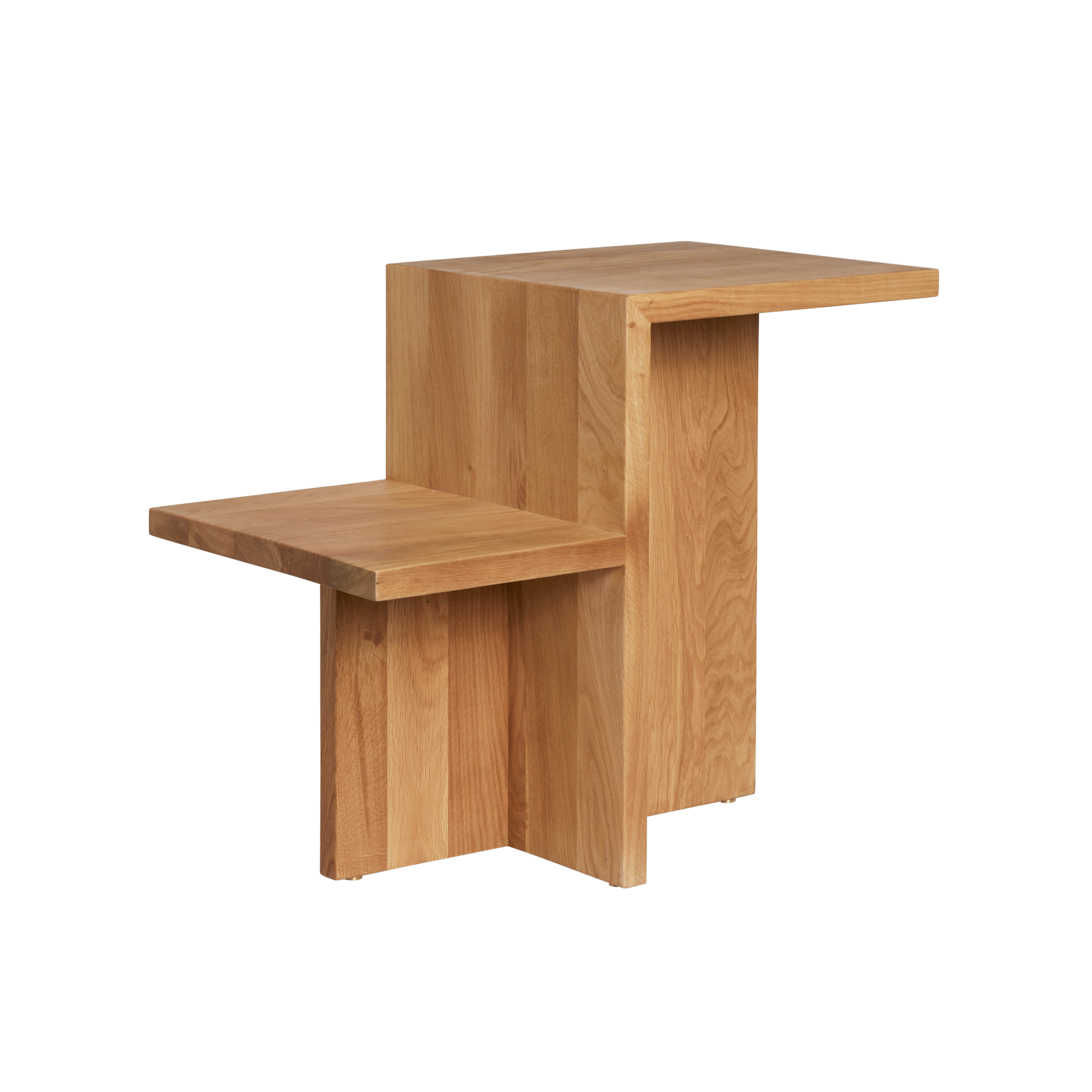 DISTINCT side table oak wood