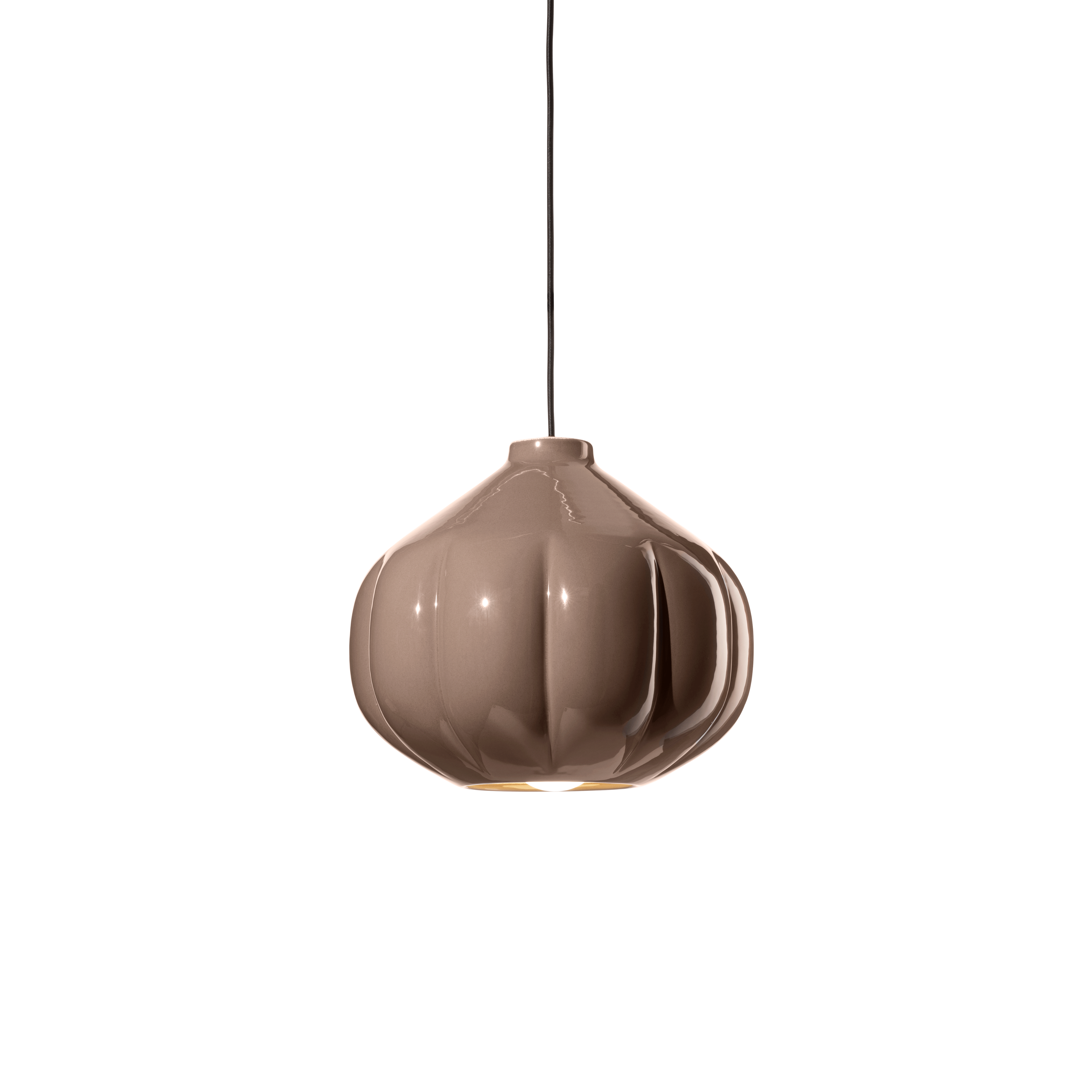 Lampa wisząca ceramiczna AFOXÉ mokka