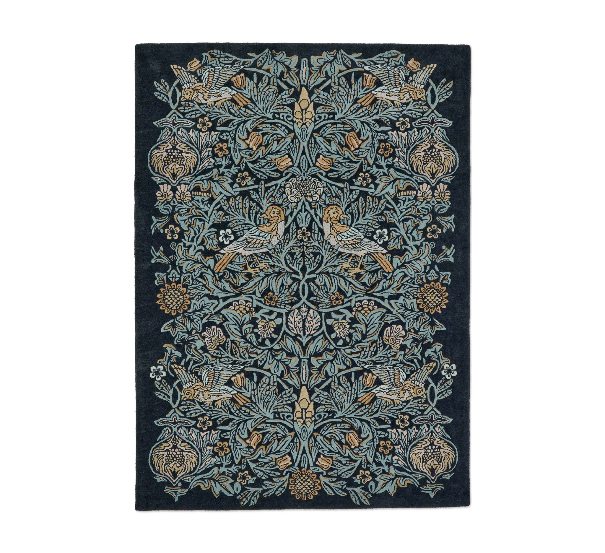 Dywan MOREW - BIRD WEBB’S BLUE granatowy