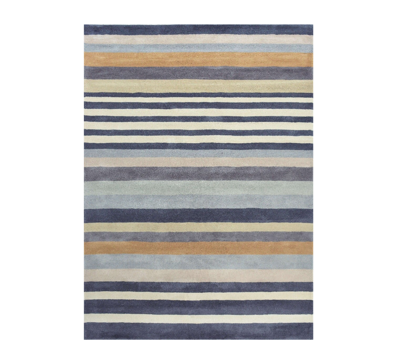 ROSITA PUTTY Teppich beige und blau