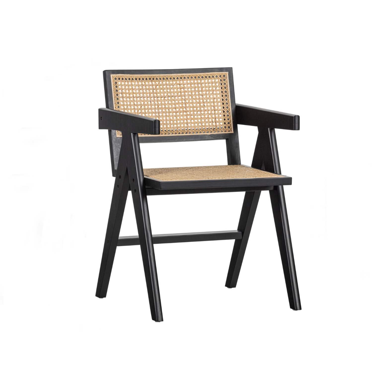 Krzesło z podłokietnikami GUNN czarny