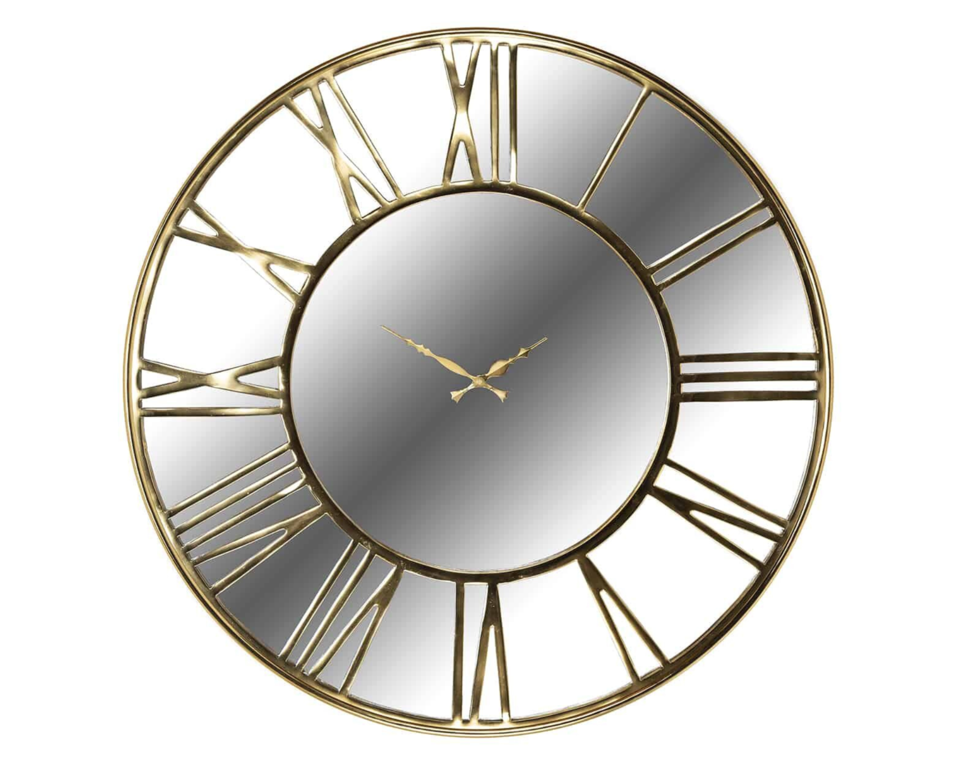 Zegar ścienny GREYSON lustrzany ze złotym Richmond Interiors    Eye on Design