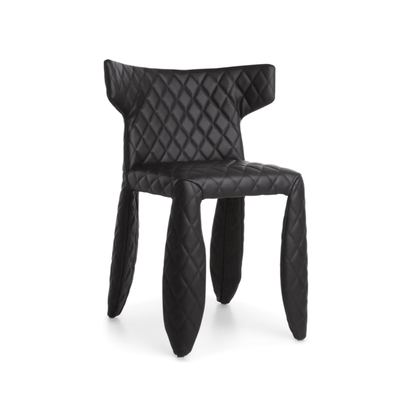 Krzesło MONSTER z szerokim oparciem Moooi Tak Czarny bez haftu  Eye on Design