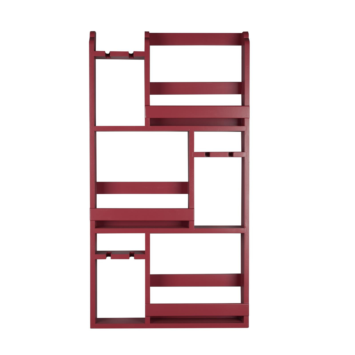 Myron red wall rack