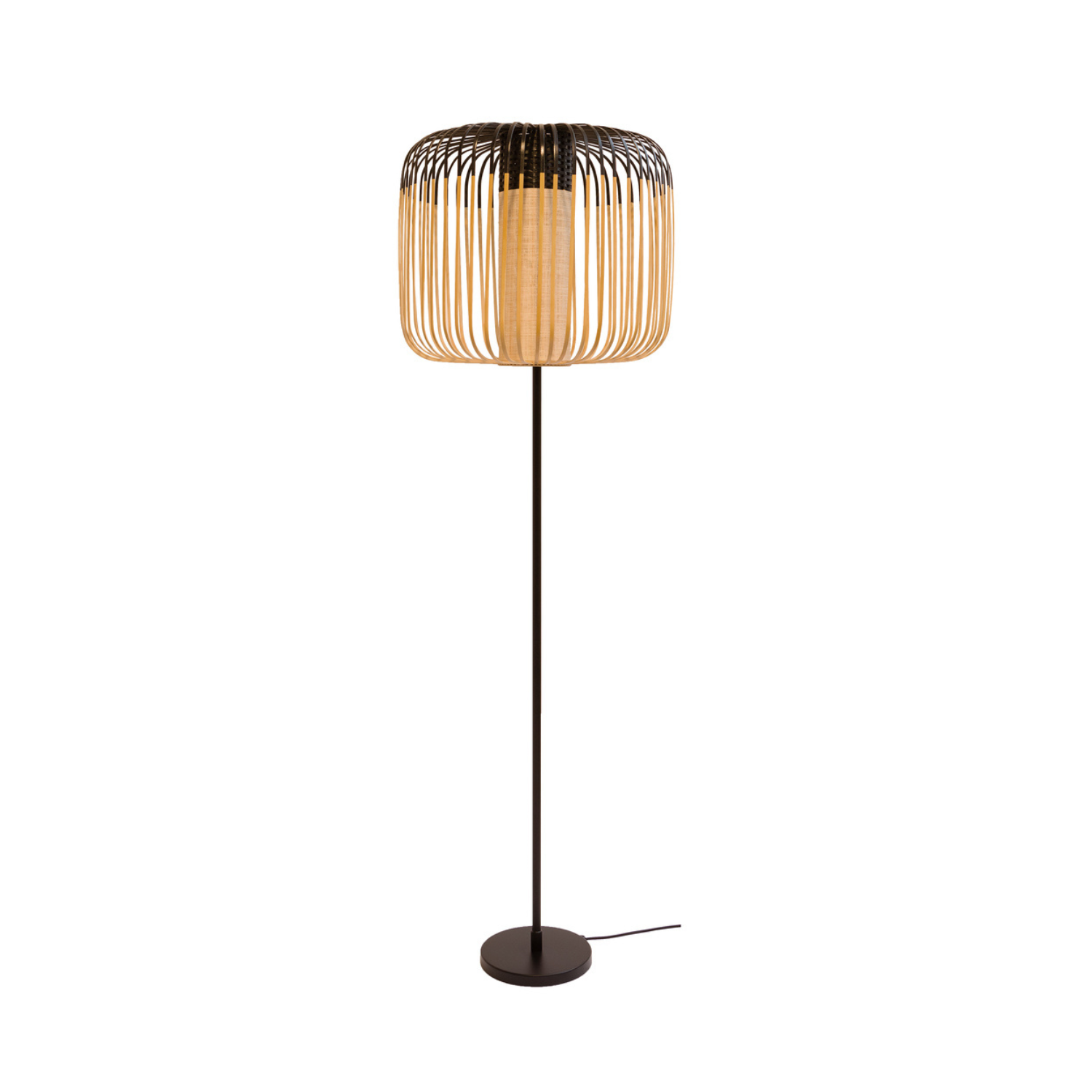 Lampa podłogowa BAMBOO czarny