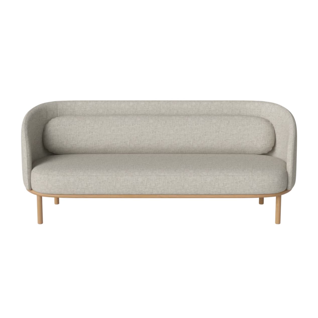 Fuuga 3-Personen-Sofa-Basis aus Eichenholz