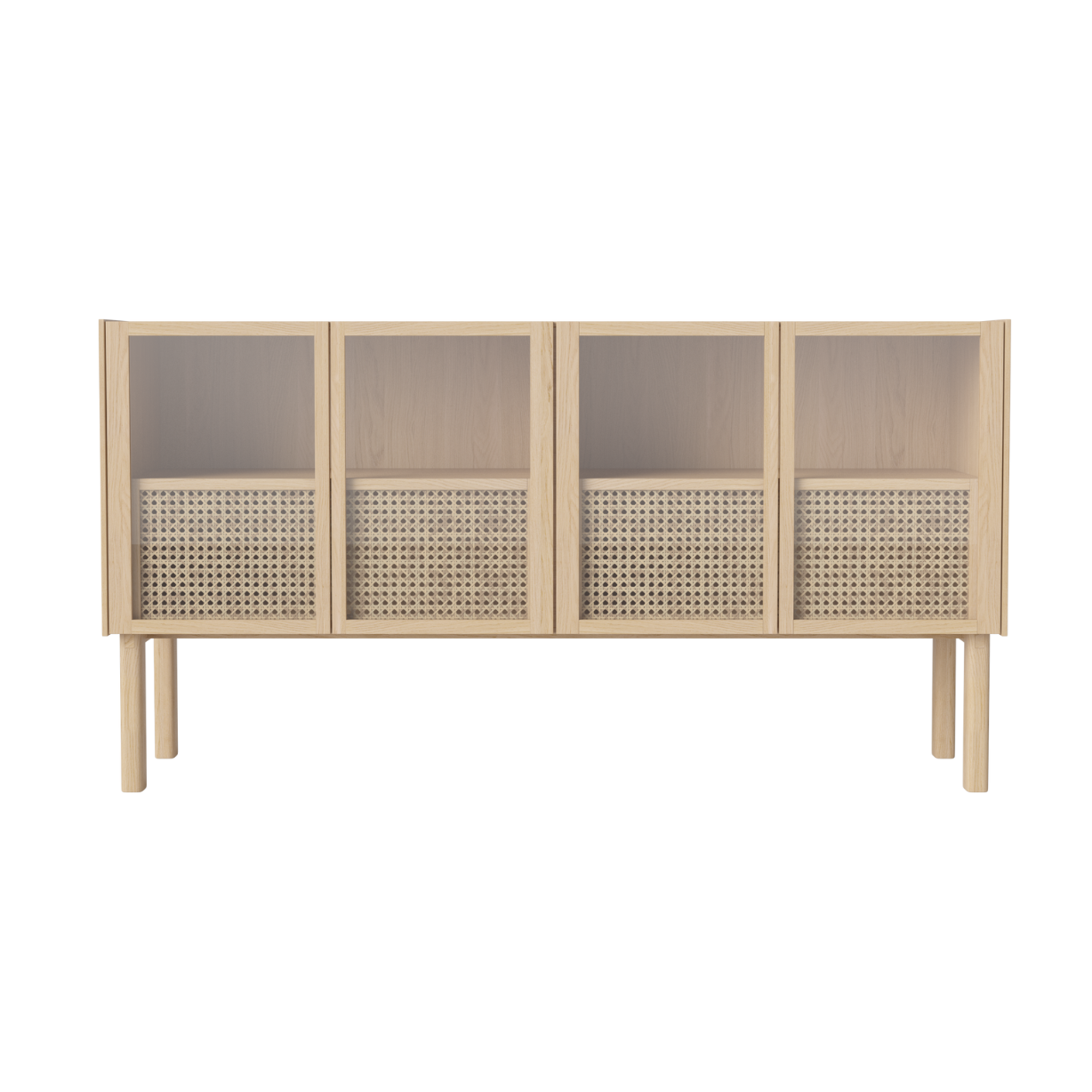 Cana sideboard bleached oak wood