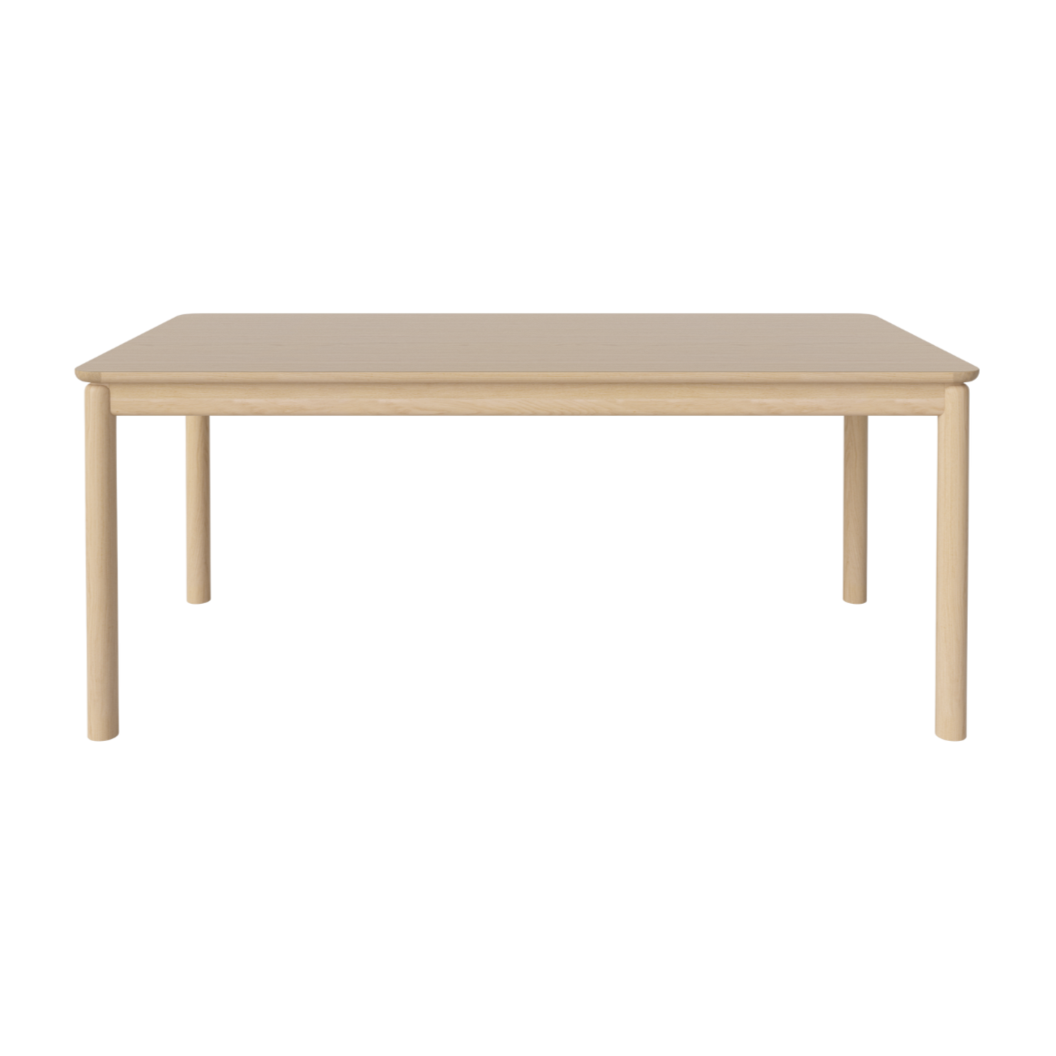 Roniea fold -out table, bleached oak veneer with a whitewashed base