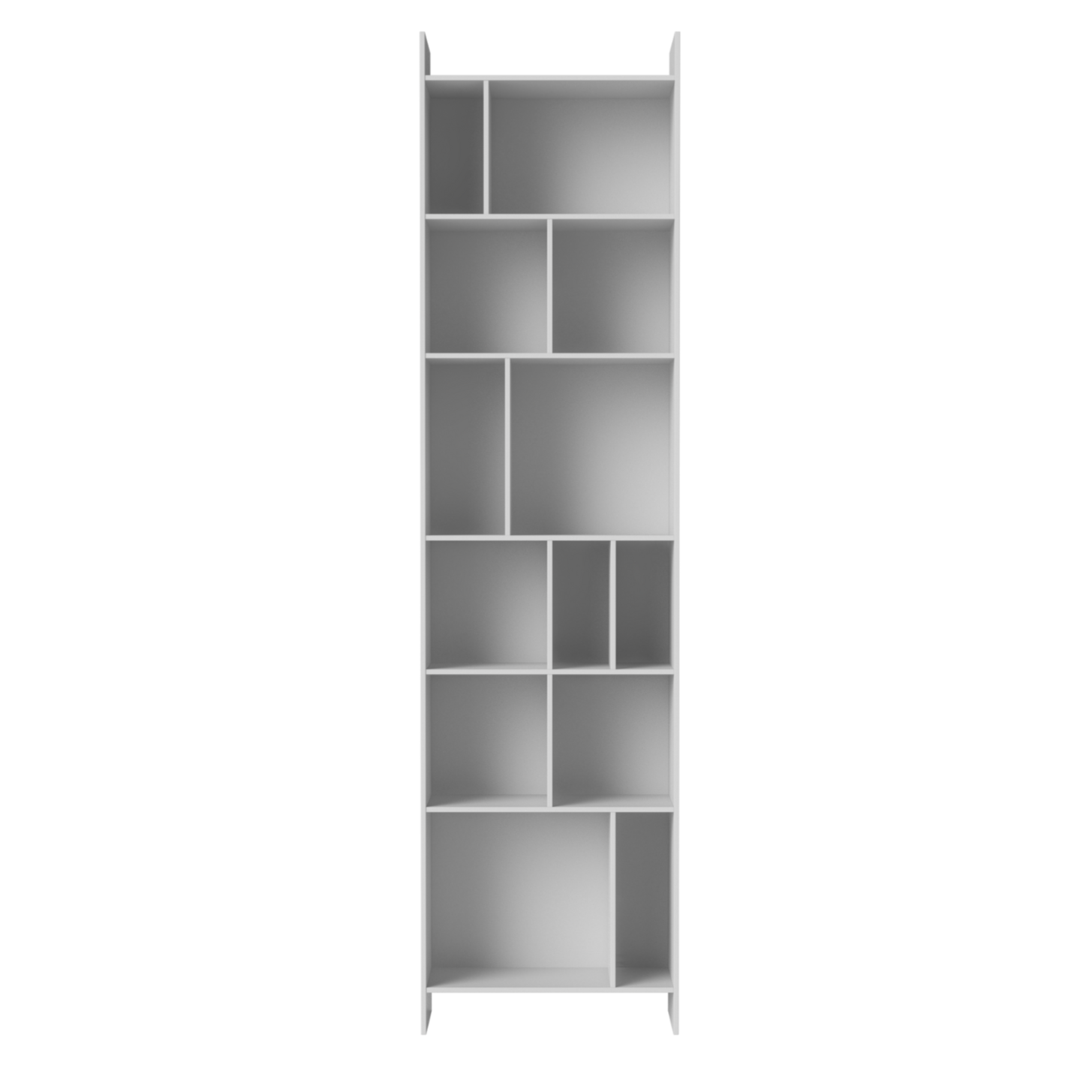 House bookcase gray veneer