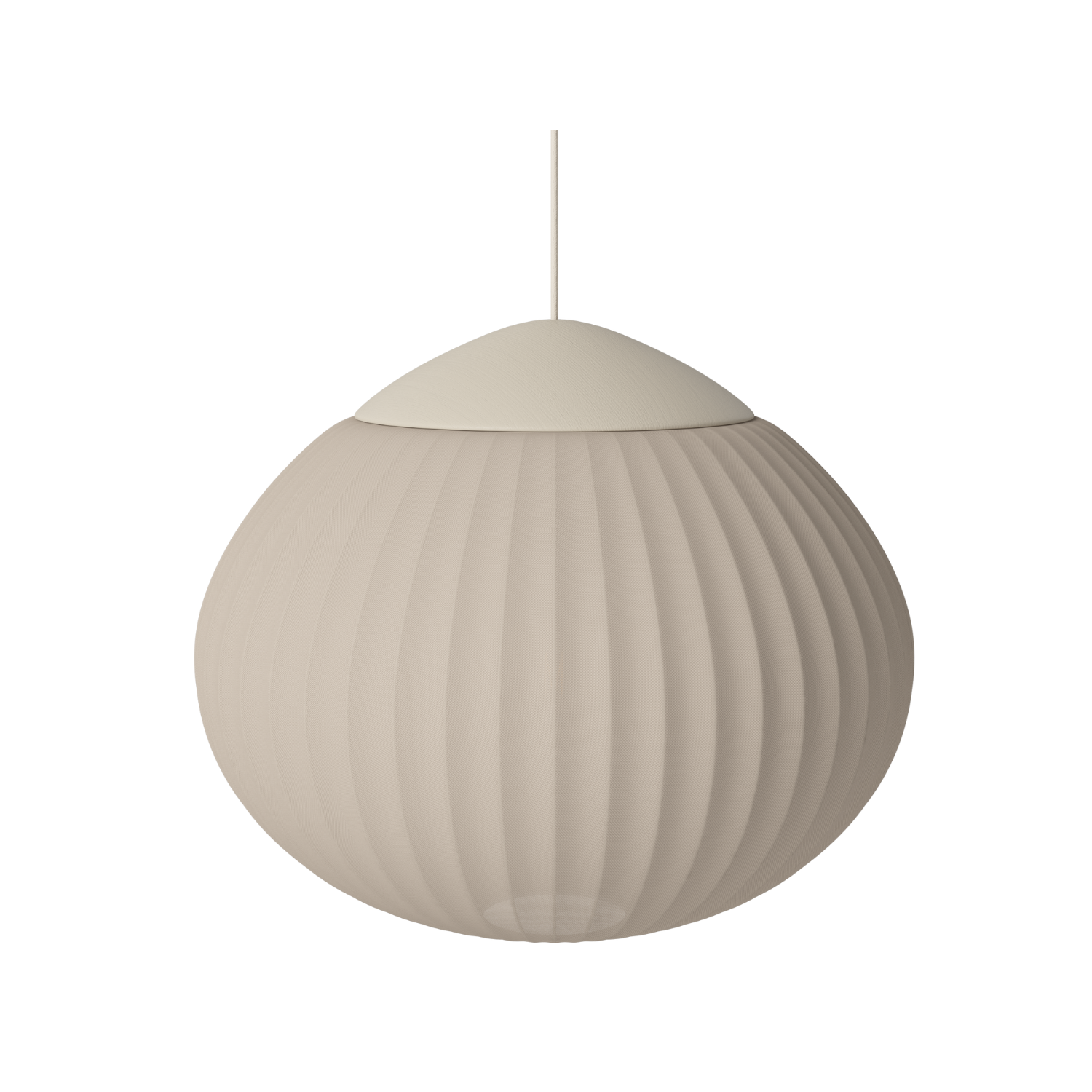 ACORN beige striped hanging lamp