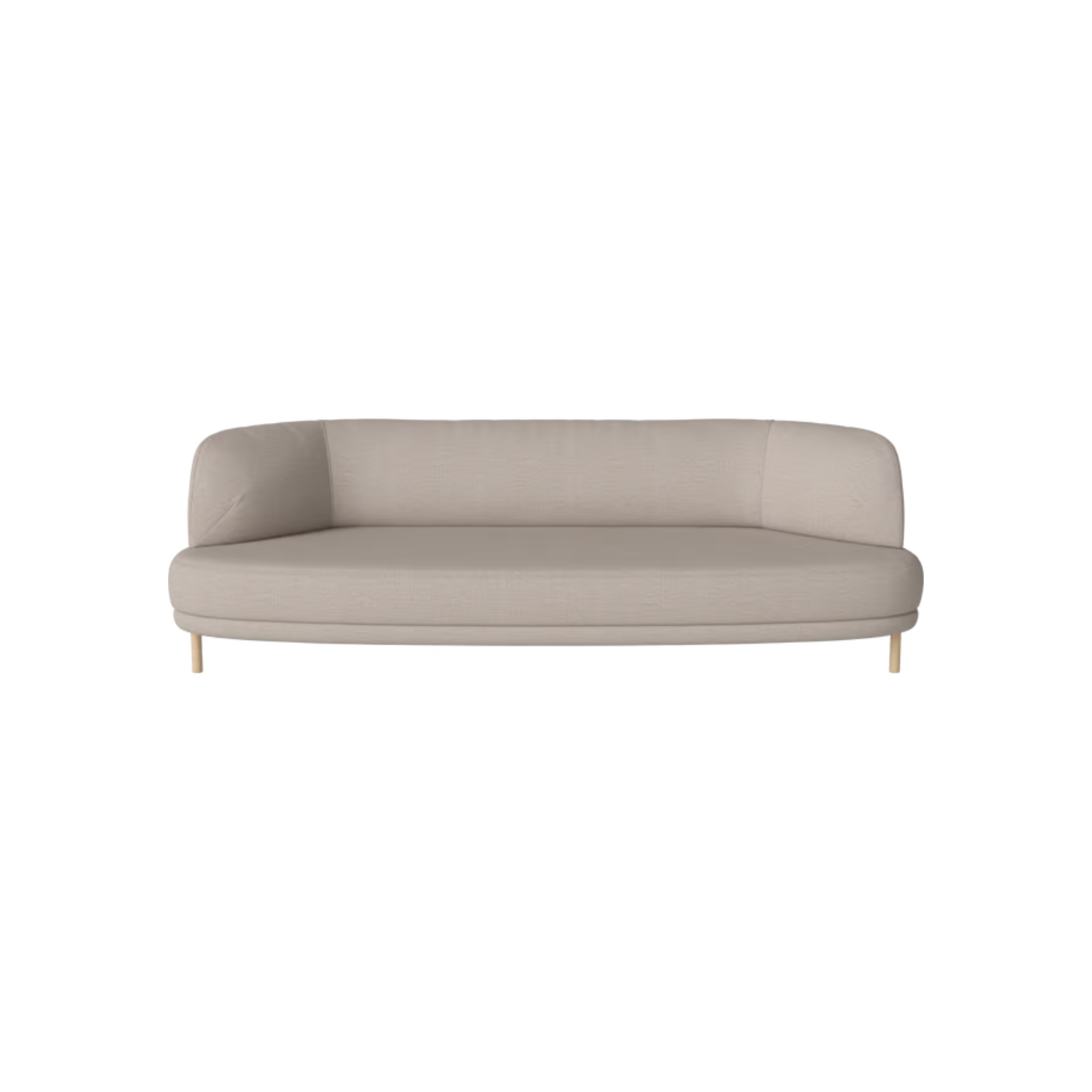 Grace 3-Personen-Sofa-Basis aus gebleichtem Eichenholz