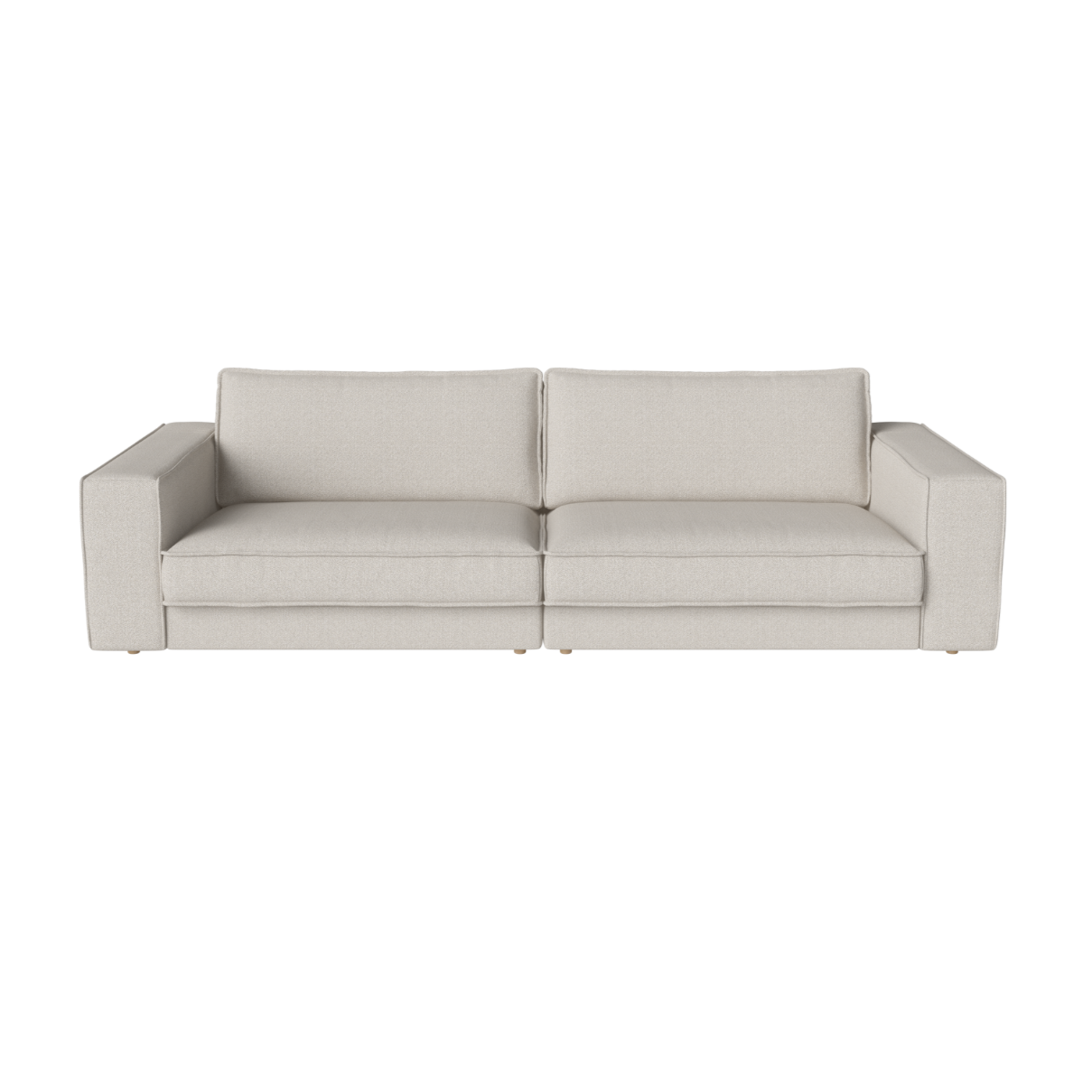 2-Modul-Sofa-gepolsterte Noora-Whitening-Basis