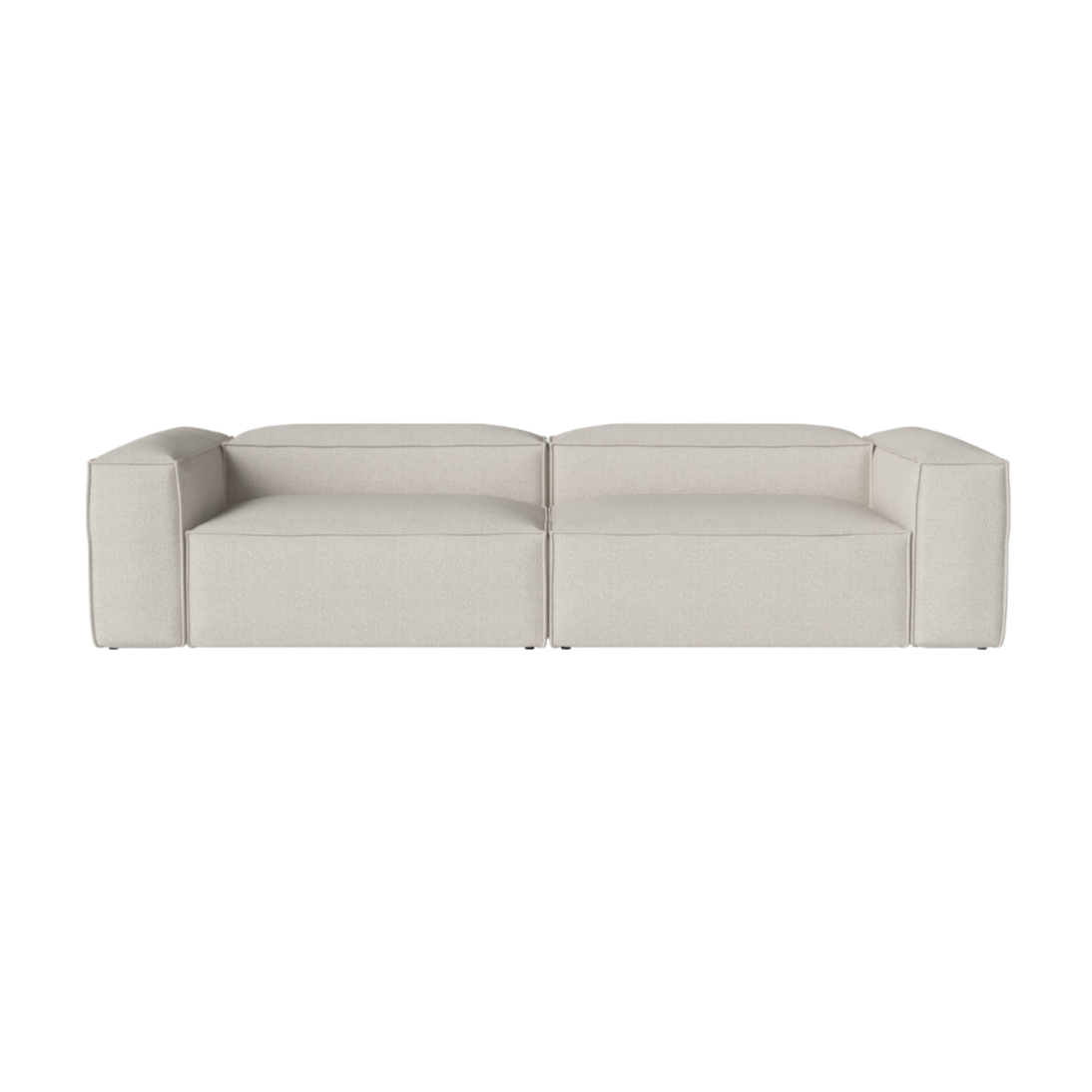 2-Modul-Sofa gepolstert