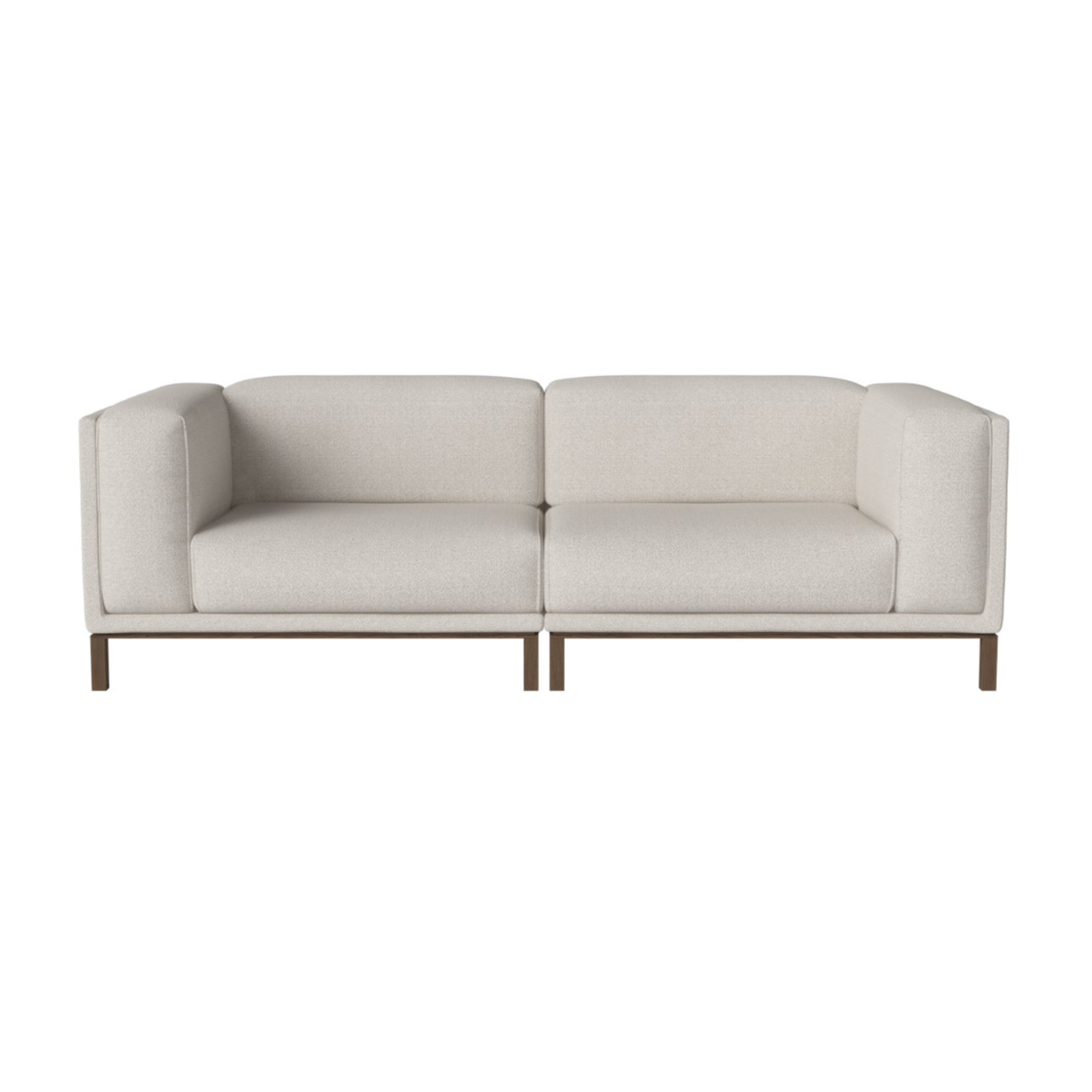 2-Modul-Sofa dunkler Basis