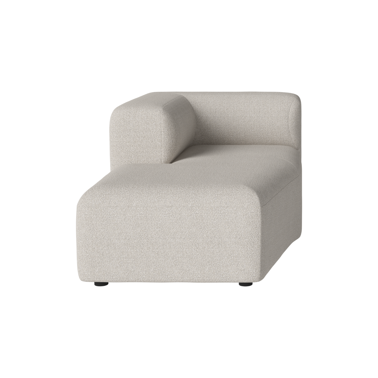 Winkelmodularsofa - links mit der Hand gepolsterten Chaise