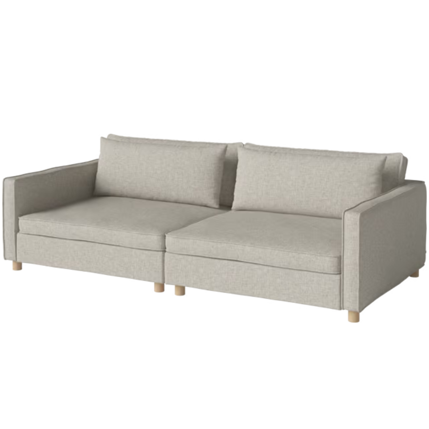 2-module sofa raspberry white base