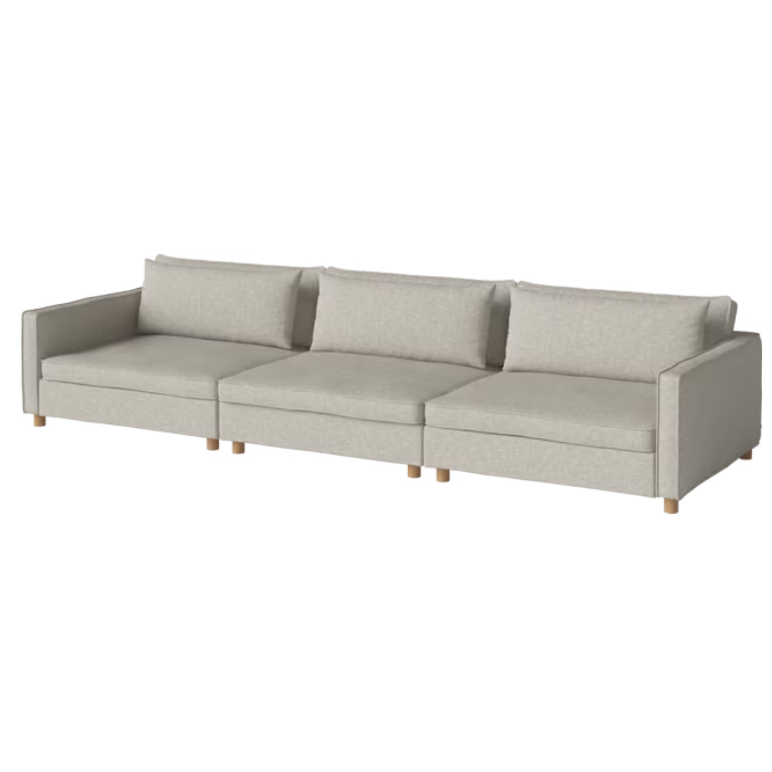 3-Modul-Sofa-Himbeer-Eiche-Basis