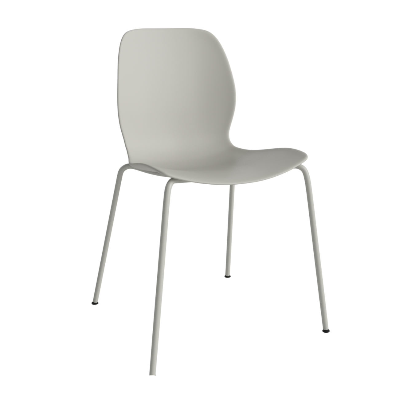 Seed gray chair with a gray base