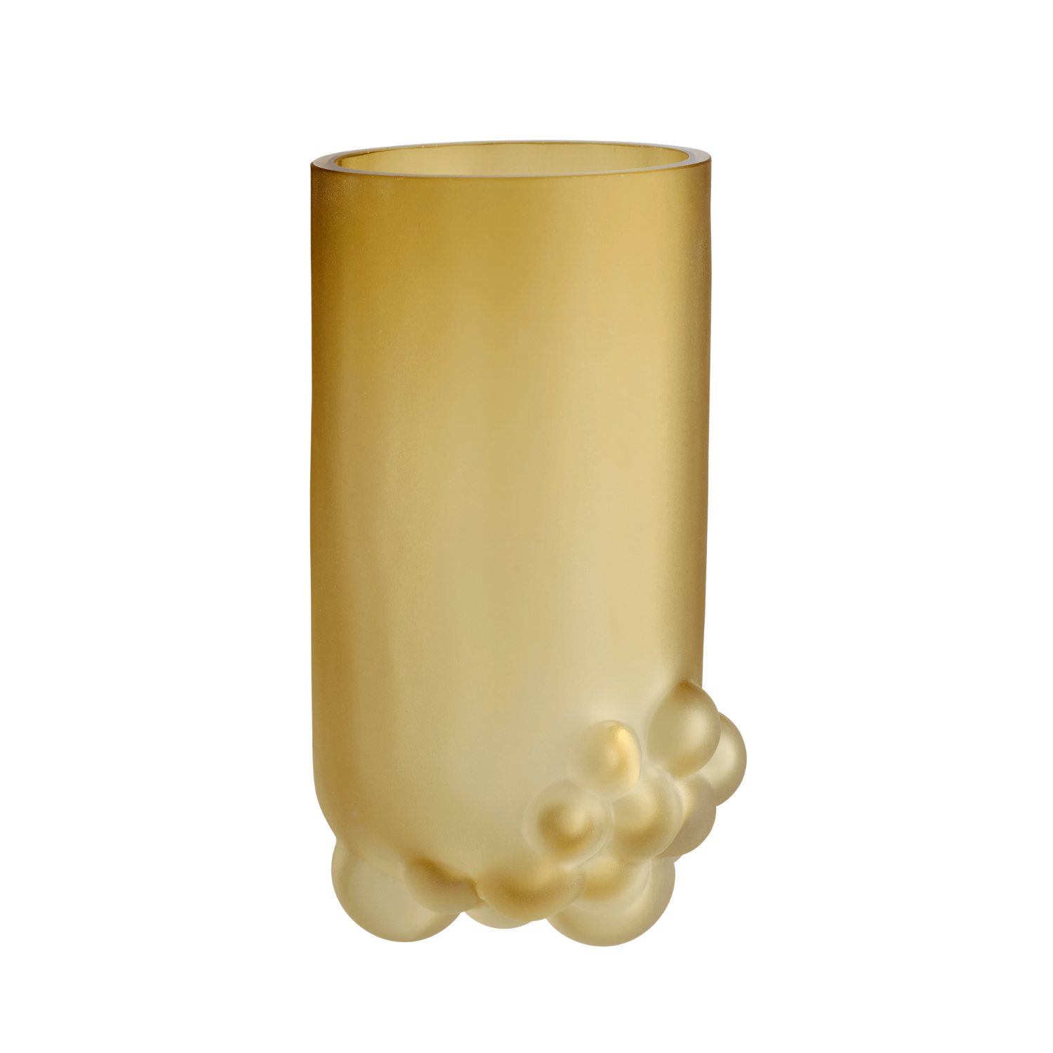 Caramel glass bulk vase