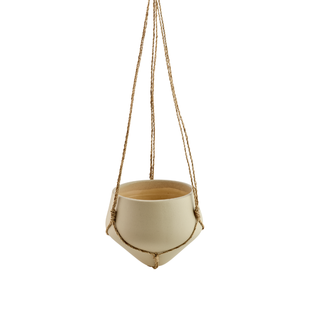 Hanging Pot Grove Beige Keramik