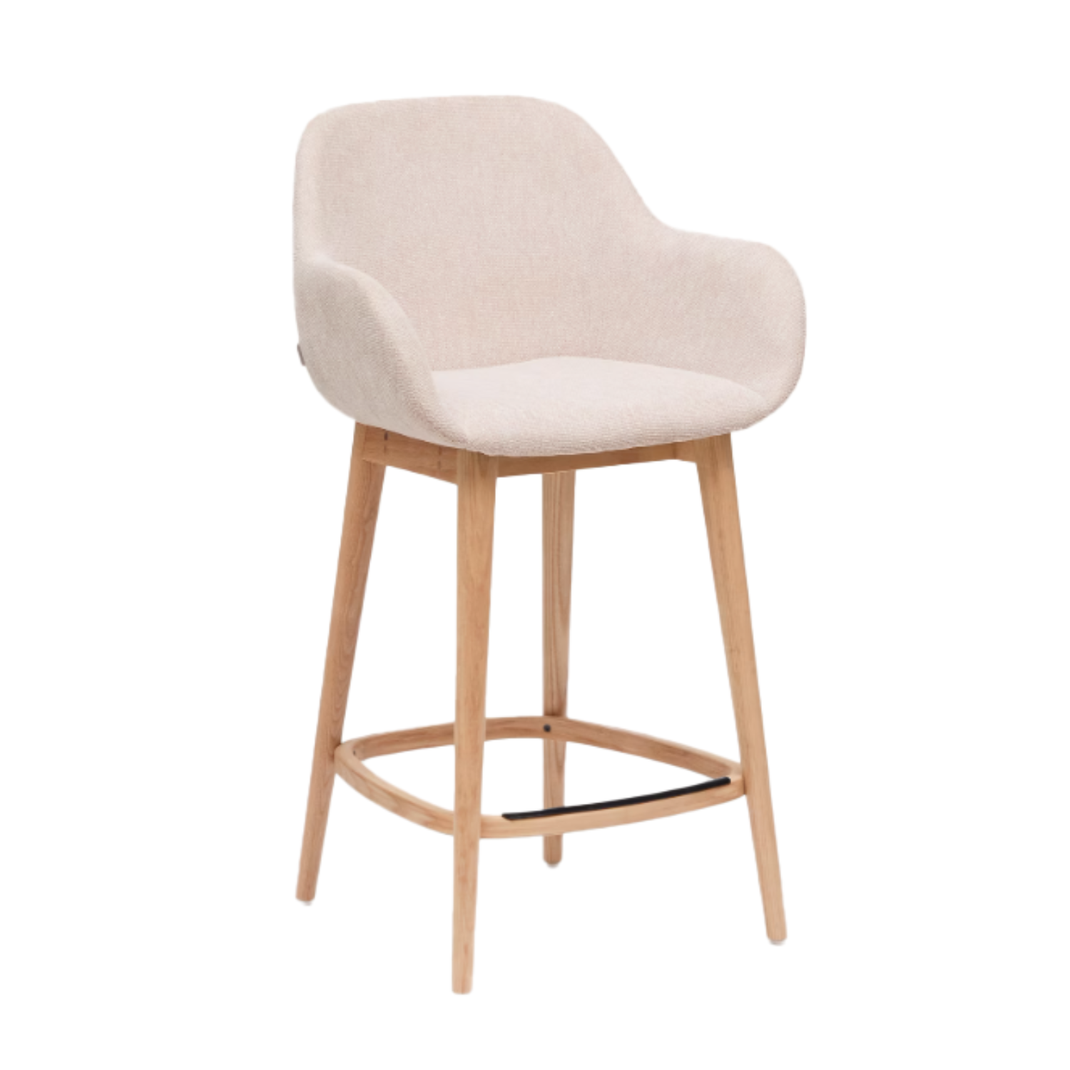 Beige riding chair with ash base