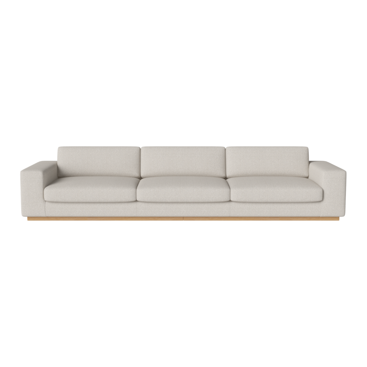 Sofa 5-Personen-Sepia-Basis aus Eiche