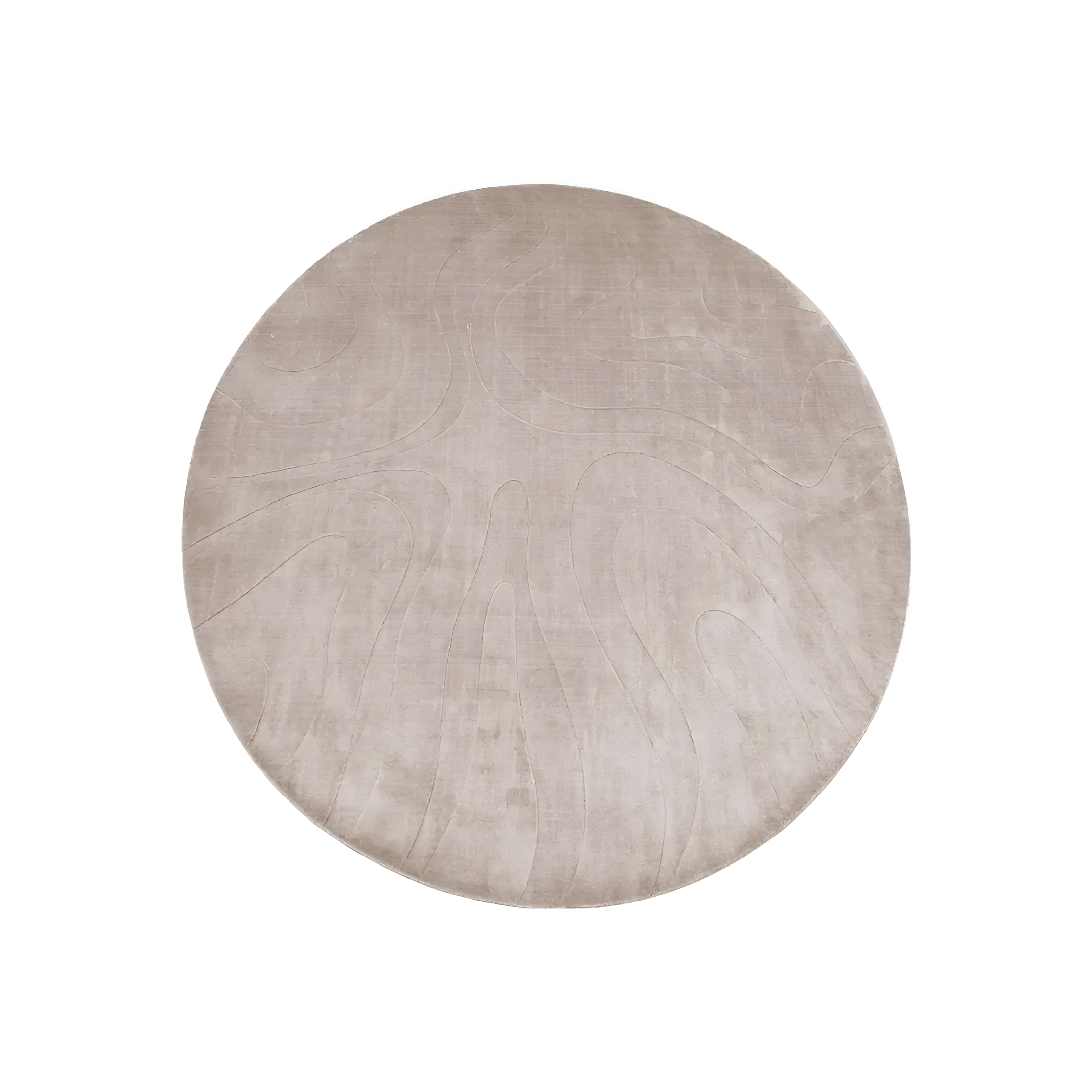 Runder Teppich ADDISON beige
